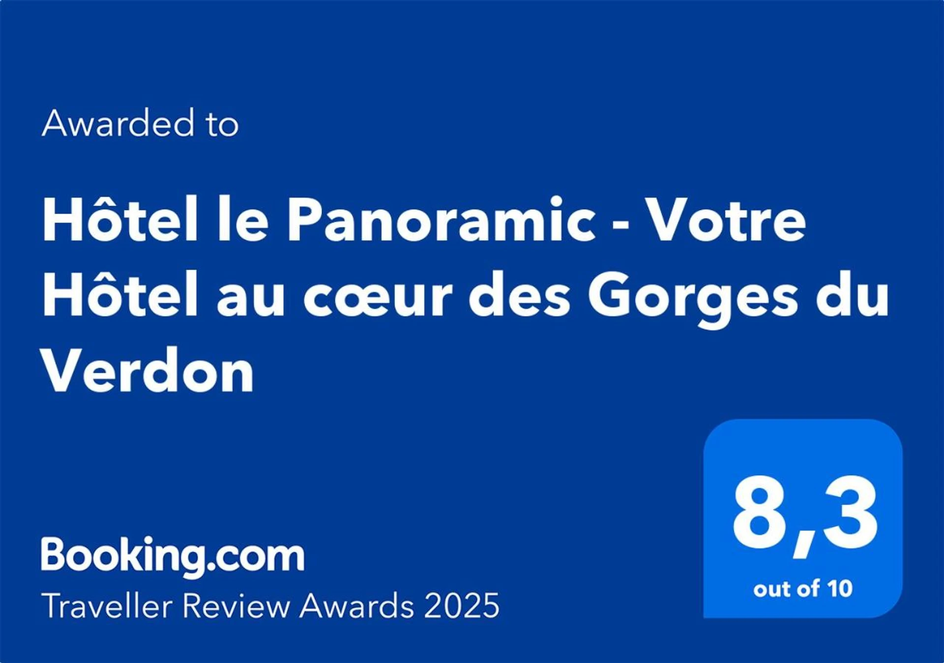 Organiser un séminaire d'entreprise : Hôtel le Panoramic - Votre Hôtel au cœur des Gorges du Verdon à la-palud-sur-verdon