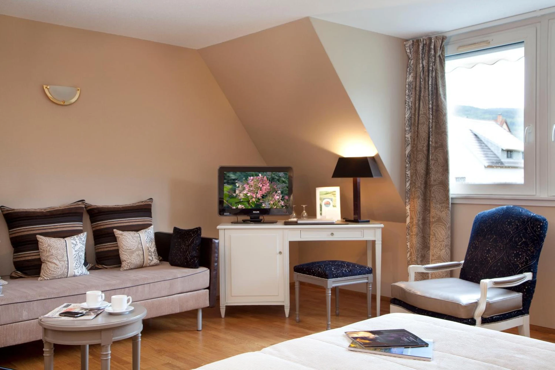 Chambre disponible pour un séminaire d'entreprise à Logis Hotel Le Parc & Spa - Saint-Hippolyte
