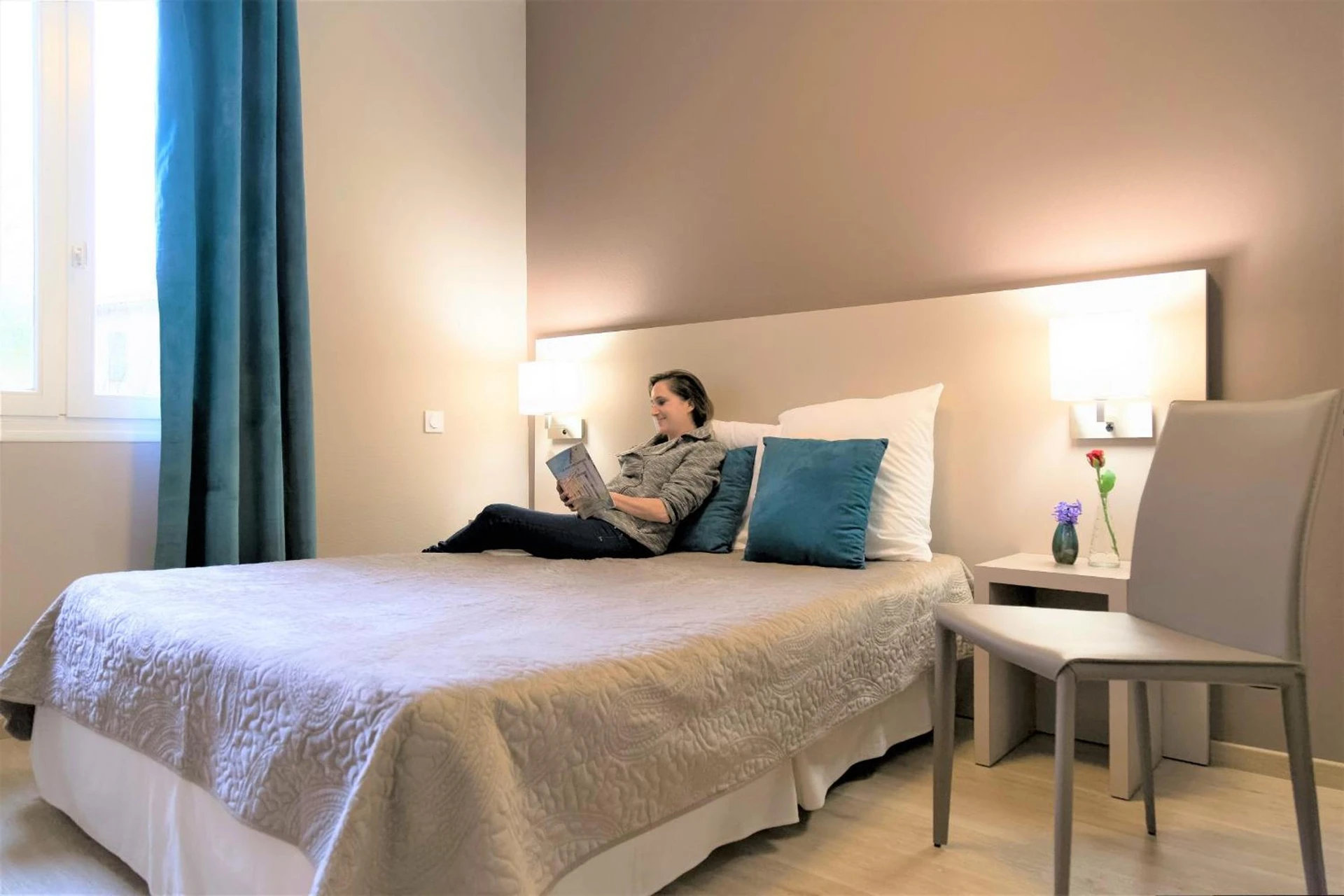 Chambre disponible pour un séminaire d'entreprise à Logis Hôtel & Restaurant Le Pardaillan - Gondrin