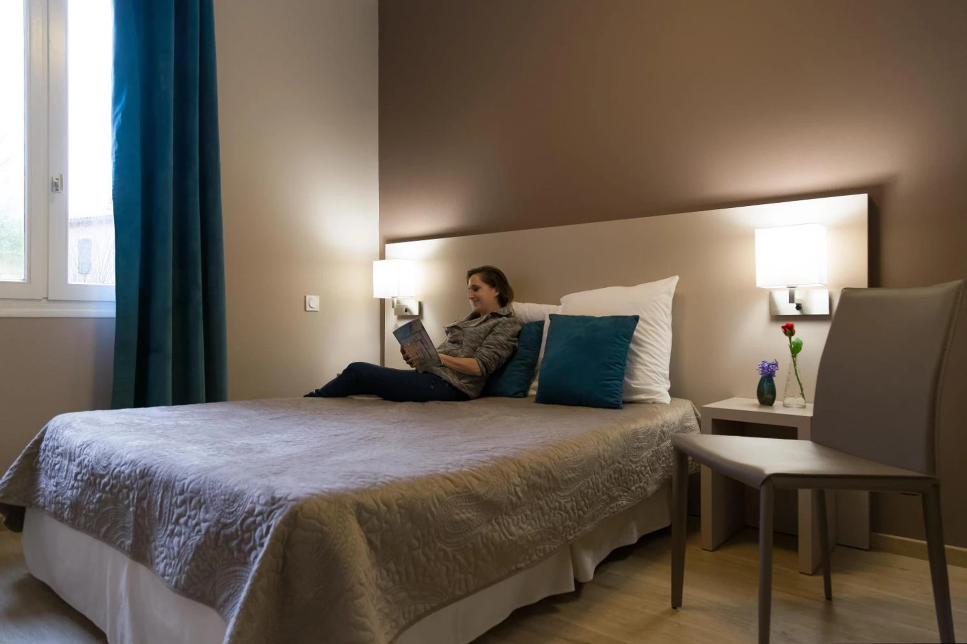 Chambre disponible pour un séminaire d'entreprise à Logis Hôtel & Restaurant Le Pardaillan - Gondrin