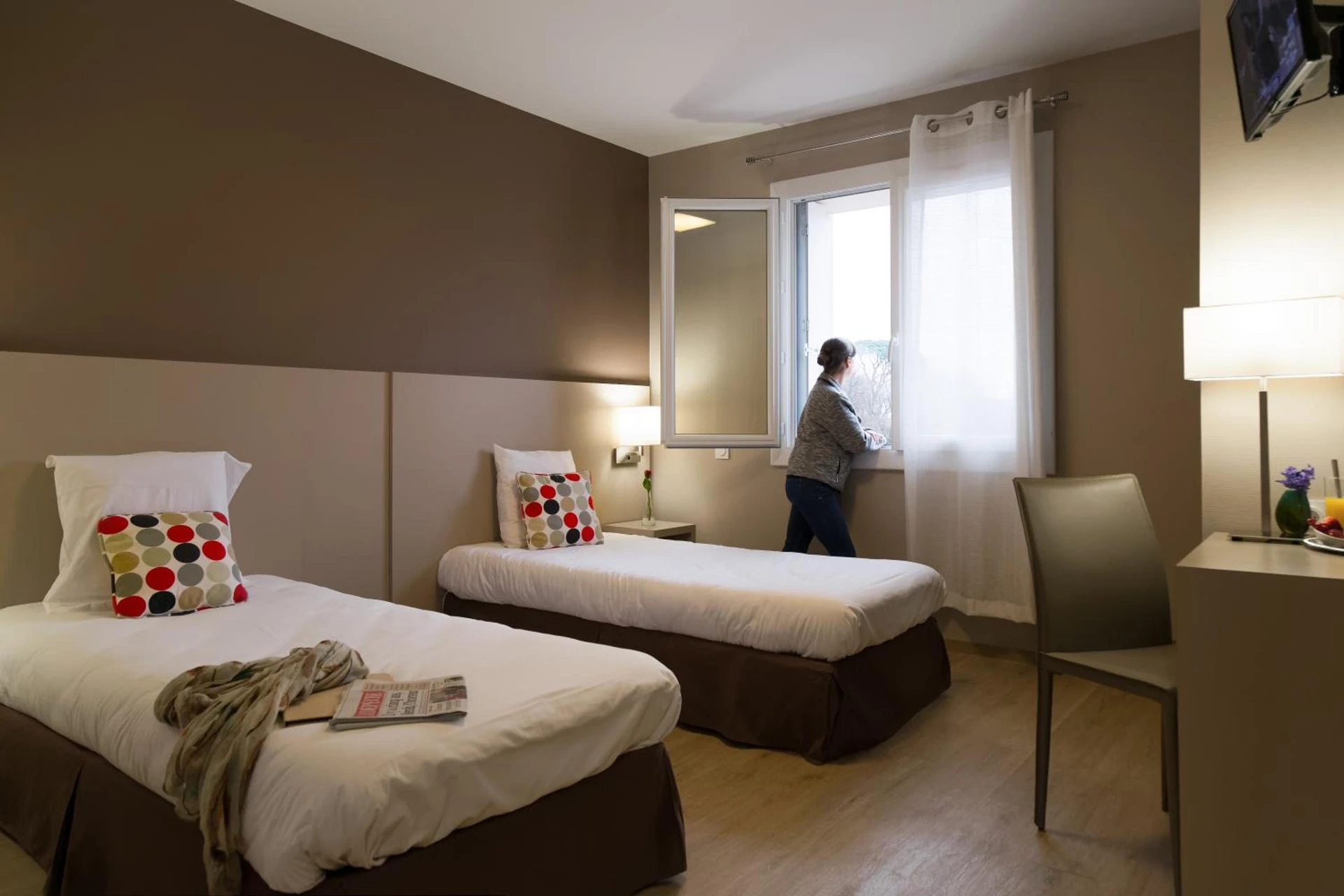 Magnifique chambre pour un séminaire d'entreprise à Logis Hôtel & Restaurant Le Pardaillan - Gondrin