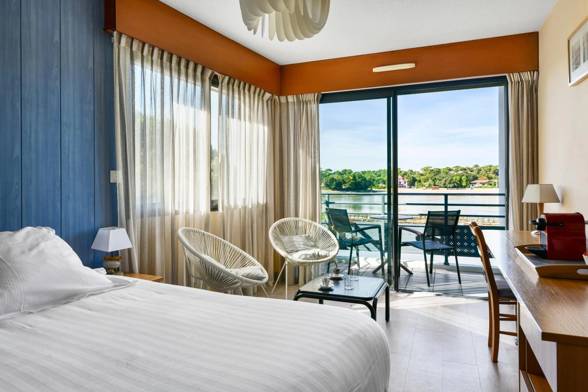 Chambre disponible pour un séminaire d'entreprise à Hotel Le Pavillon Bleu - Soorts-Hossegor