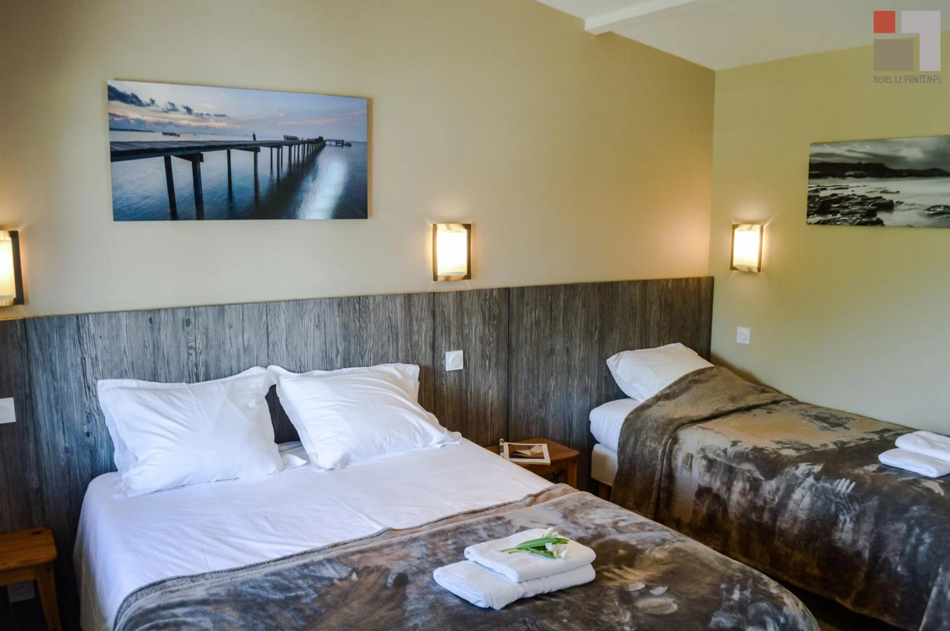 Chambre disponible pour un séminaire d'entreprise à Hôtel Le Printemps - Saint-Georges-de-Didonne