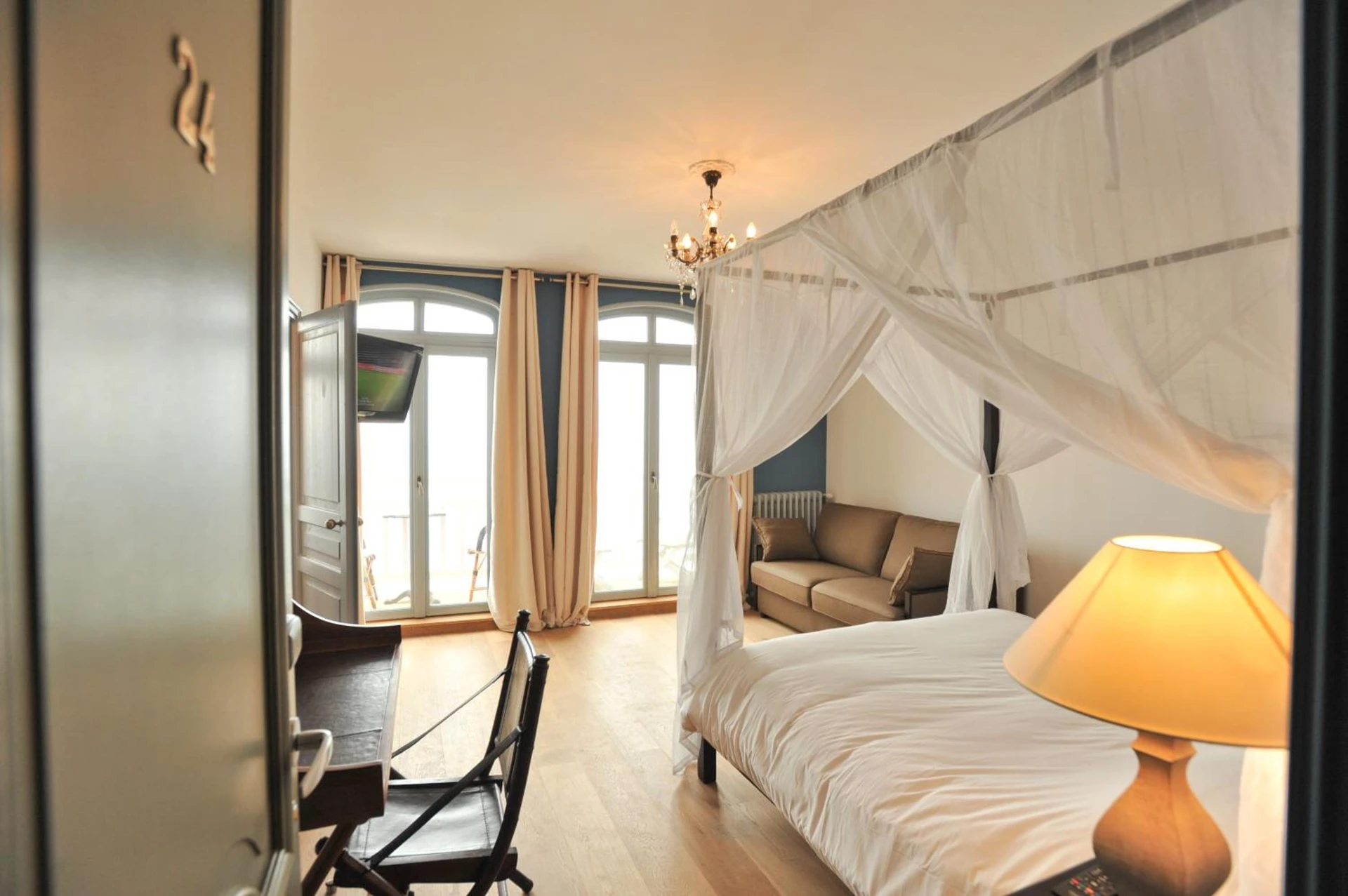 Chambre disponible pour un séminaire d'entreprise à Hotel Le Rayon Vert - Étretat