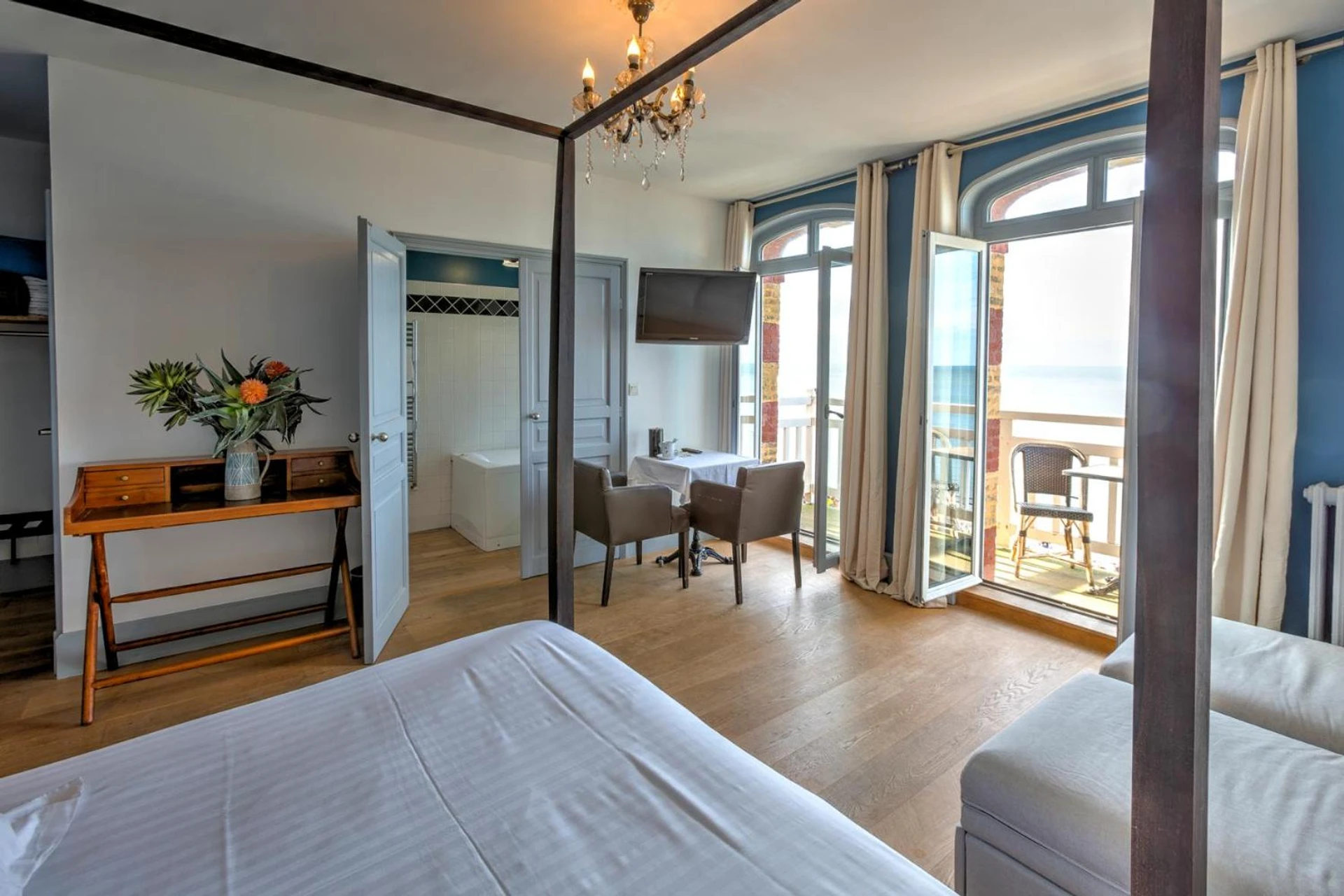 Chambre disponible pour un séminaire d'entreprise à Hotel Le Rayon Vert - Étretat