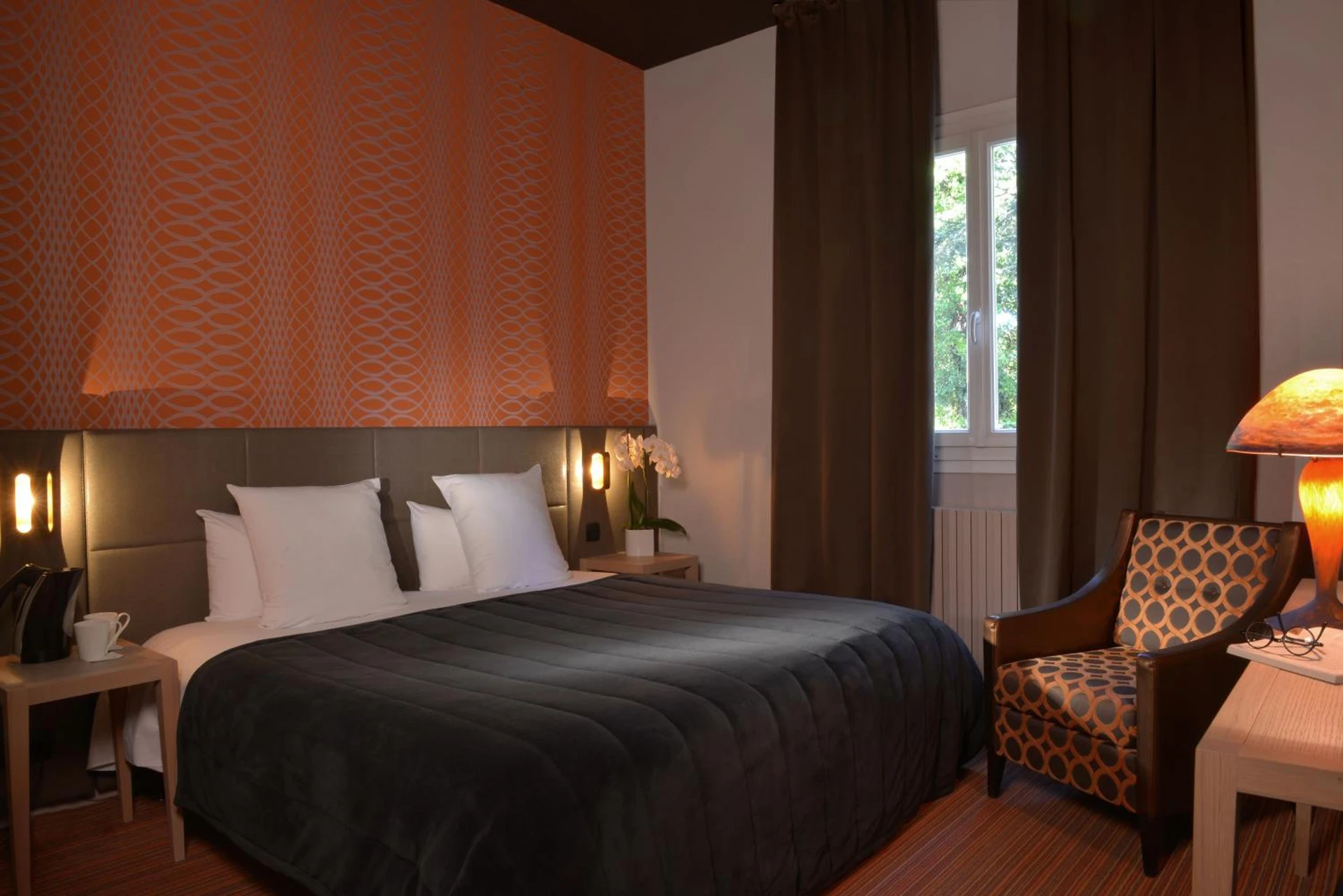 Chambre disponible pour un séminaire d'entreprise à Logis Hotel - Restaurant Le Relais de Comodoliac - Saint-Junien