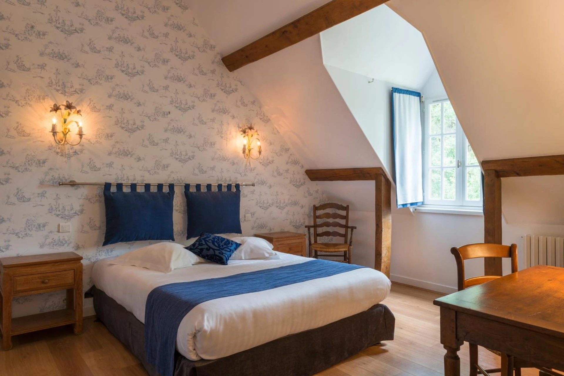 Magnifique chambre pour un séminaire d'entreprise à Le Relais Des Landes - Demeures et Chateaux - Ouchamps