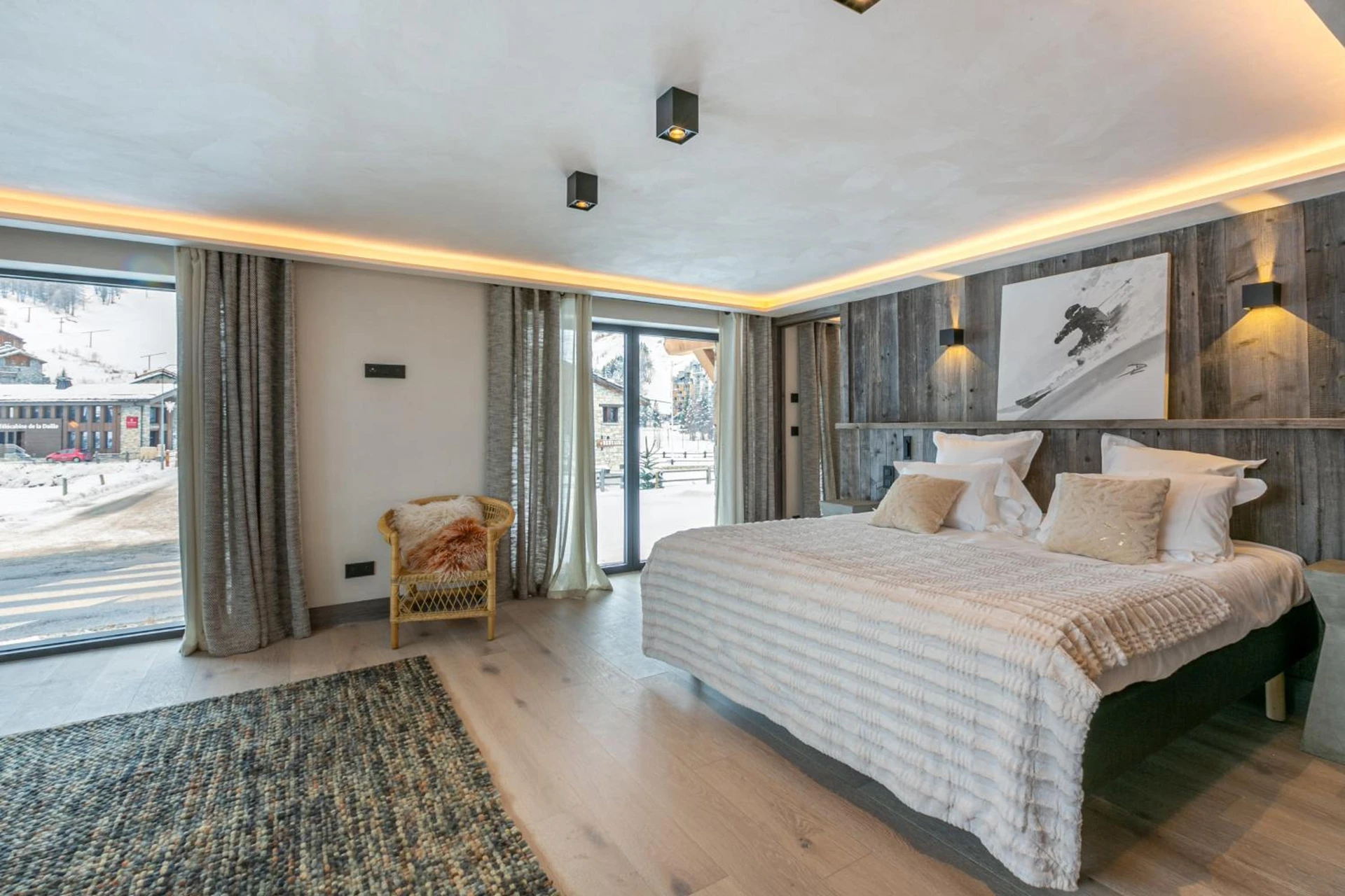 Chambre disponible pour un séminaire d'entreprise à Maisons de montagne Le Samovar - Val dʼIsère