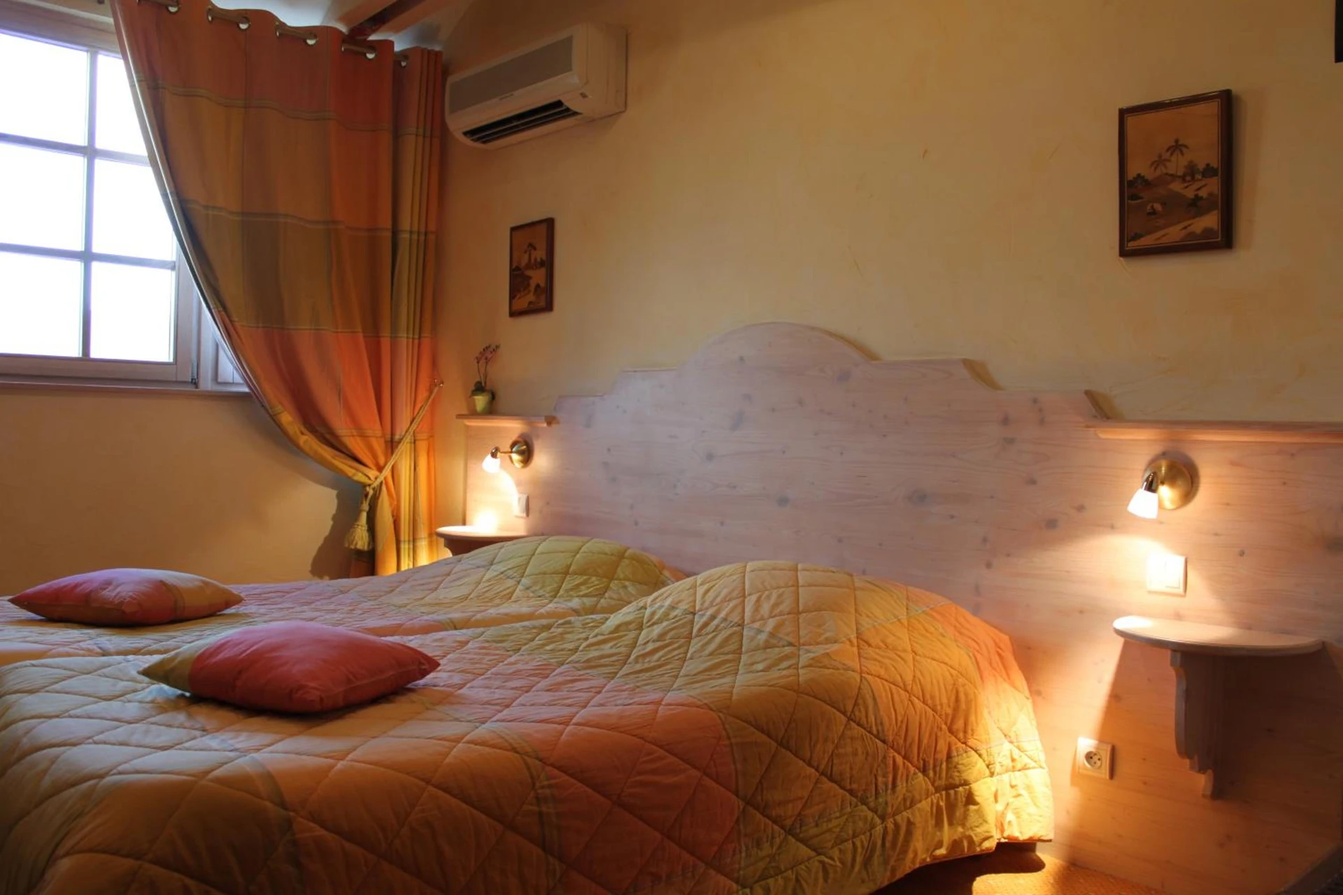 Chambre disponible pour un séminaire d'entreprise à Hôtel Restaurant Le Schlossberg - Zellenberg