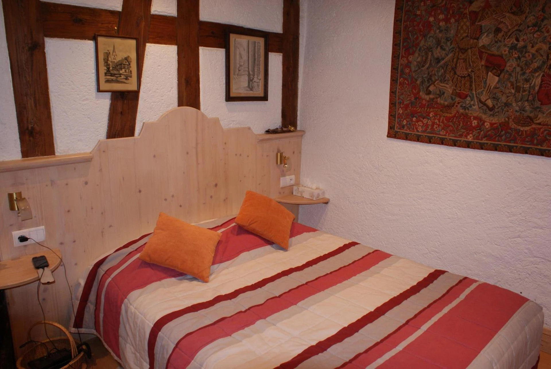 Chambre disponible pour un séminaire d'entreprise à Hôtel Restaurant Le Schlossberg - Zellenberg