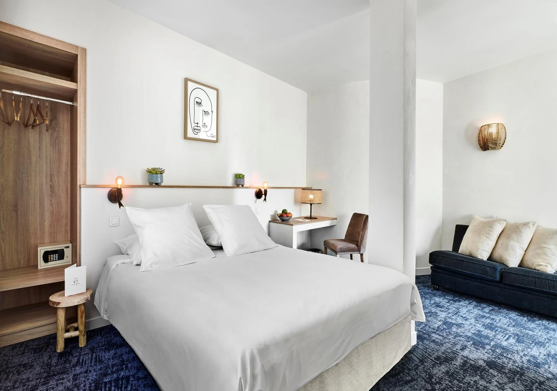 Magnifique chambre pour un séminaire d'entreprise à Hotel Le Suquet Cannes - Cannes