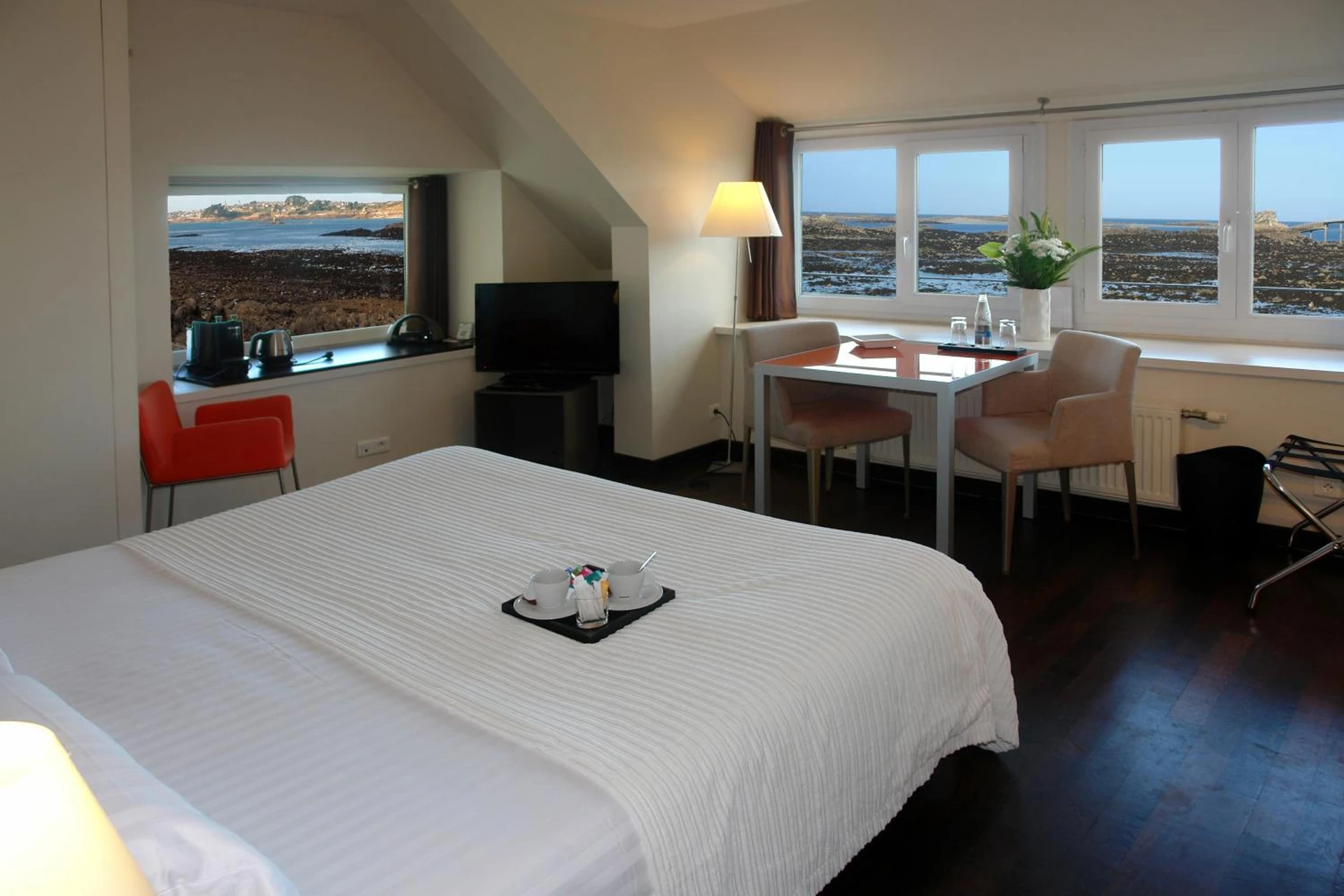 Chambre disponible pour un séminaire d'entreprise à Hotel Le Temps De Vivre - Roscoff