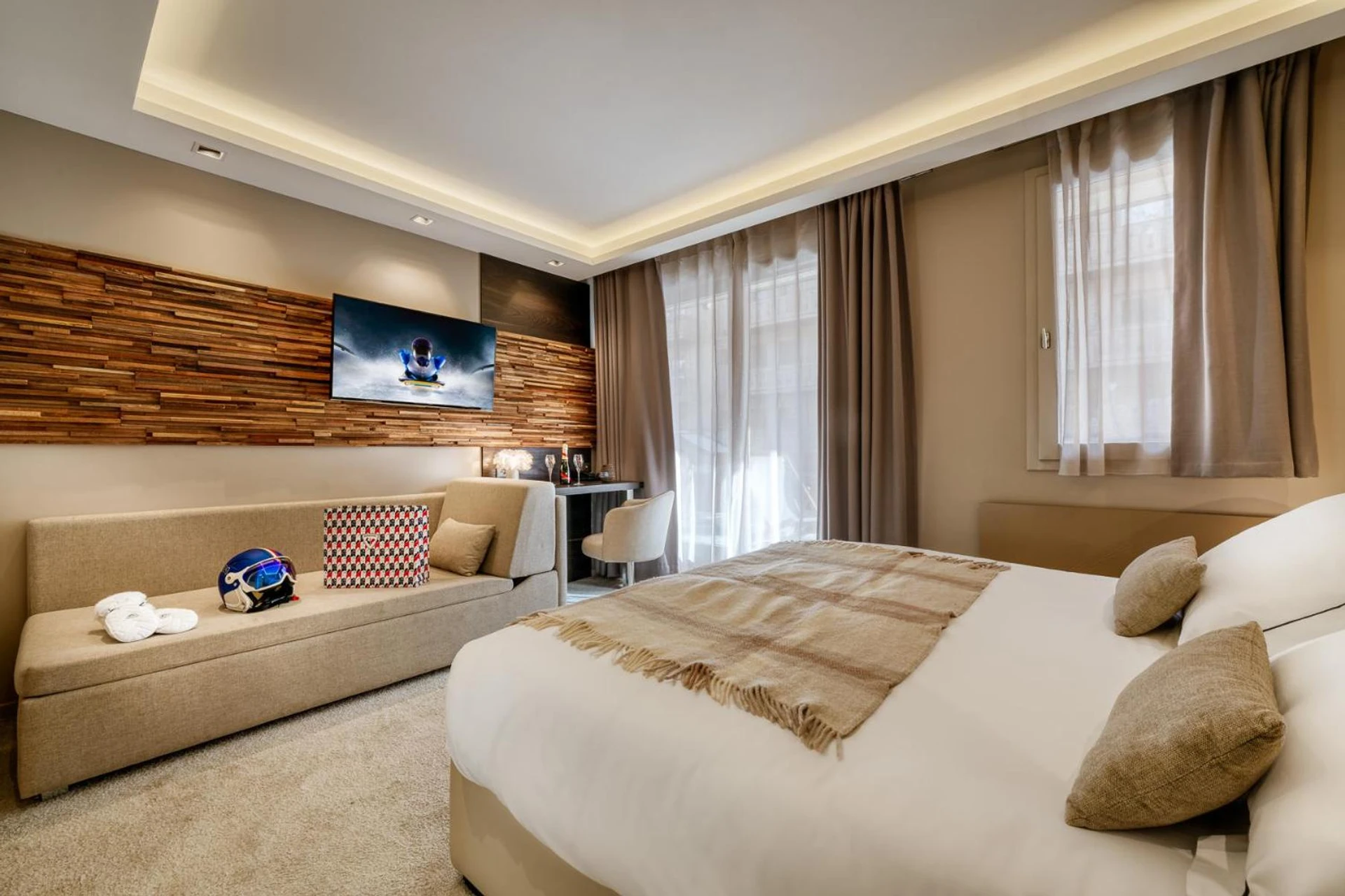 Chambre disponible pour un séminaire d'entreprise à Hotel Le Tremplin - Méribel