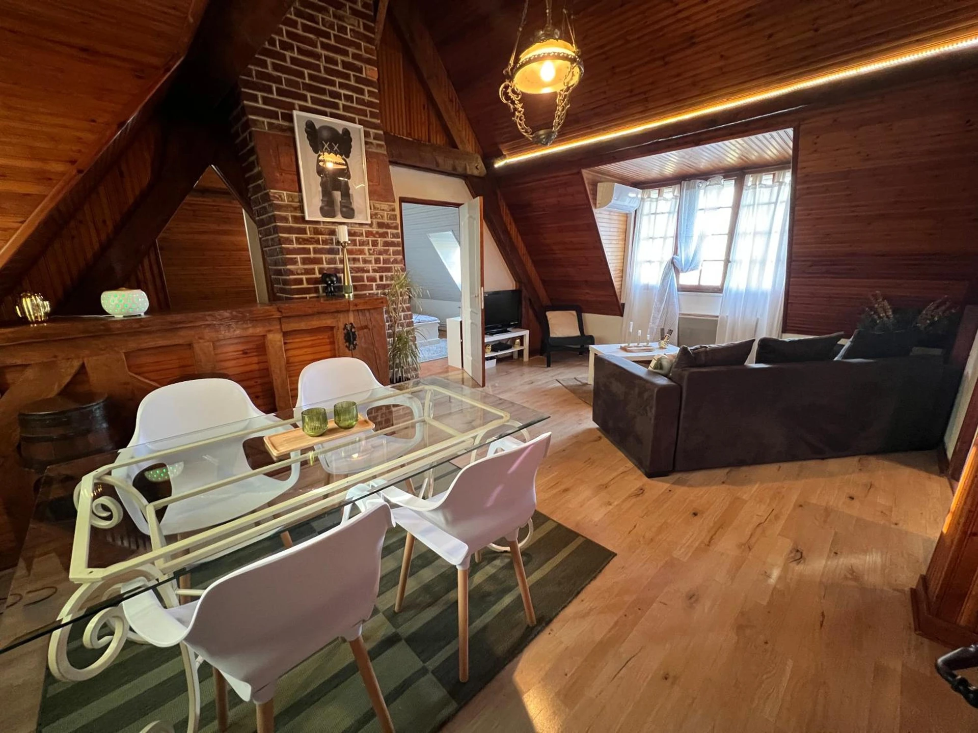 Organiser un séminaire d'entreprise : Spacieux appartement jardin, BBQ, vue sur mer, Trouville à trouville-sur-mer