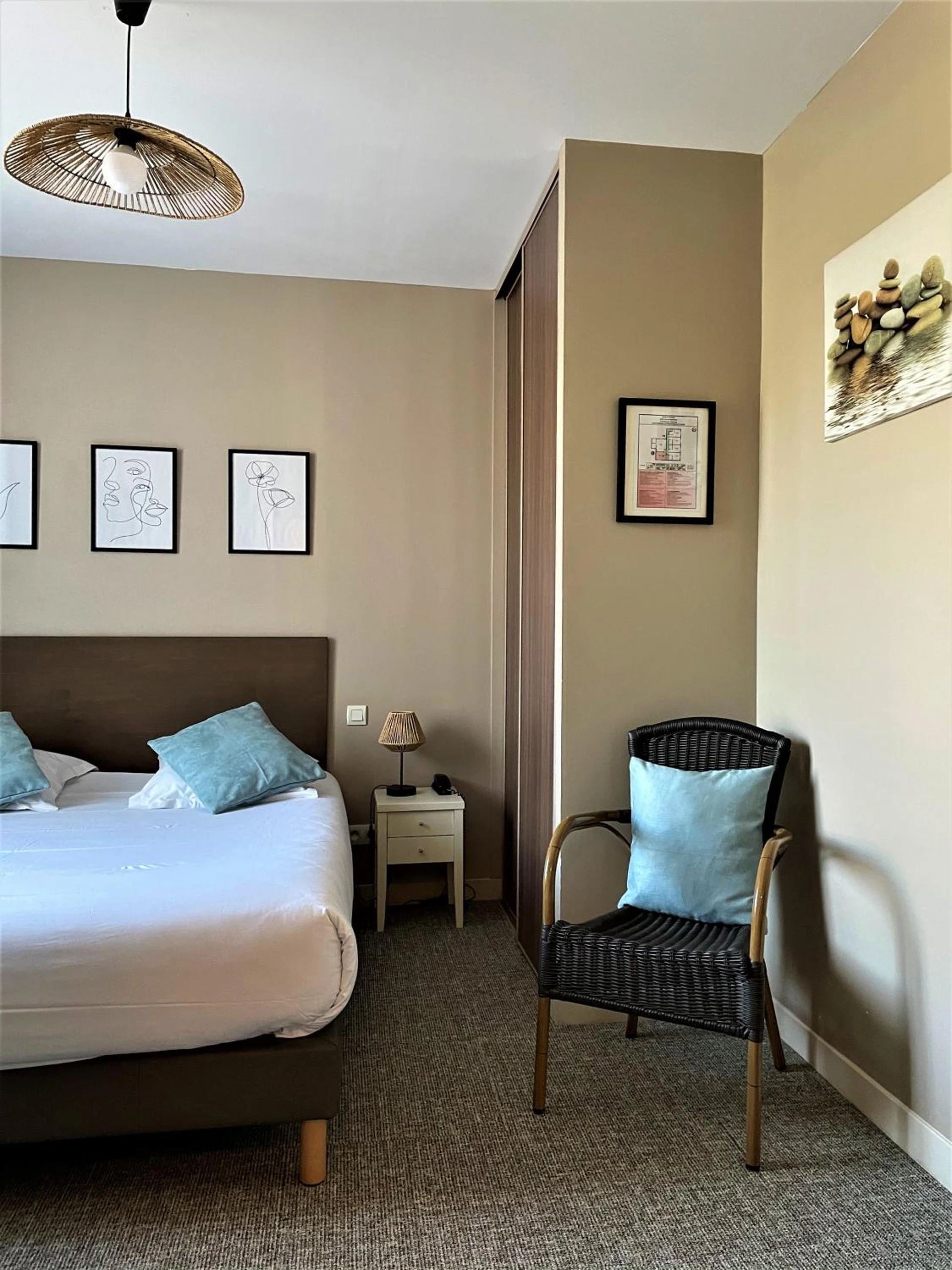 Chambre disponible pour un séminaire d'entreprise à Le Vauban - Merville-Franceville-Plage