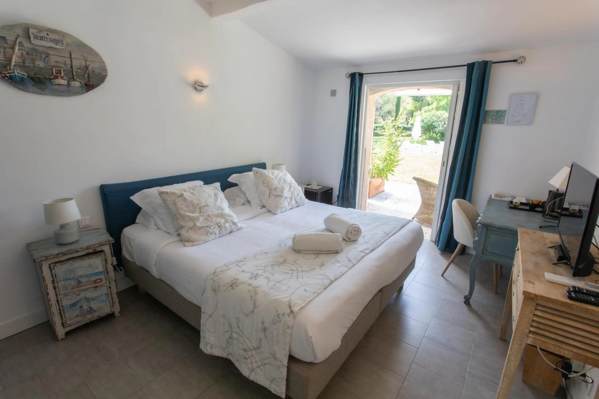 Chambre disponible pour un séminaire d'entreprise à Hotel Le Verger Maelvi - Grimaud