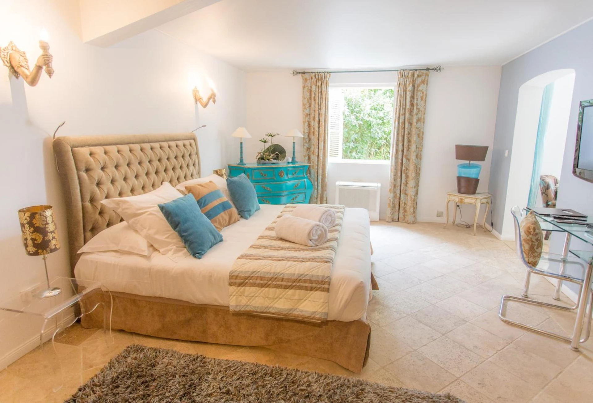 Chambre disponible pour un séminaire d'entreprise à Hotel Le Verger Maelvi - Grimaud