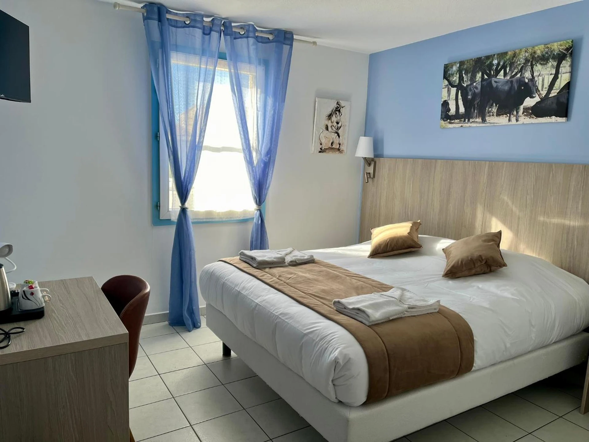 Chambre disponible pour un séminaire d'entreprise à Hôtel Les Arcades - Les Saintes-Maries-de-la-Mer