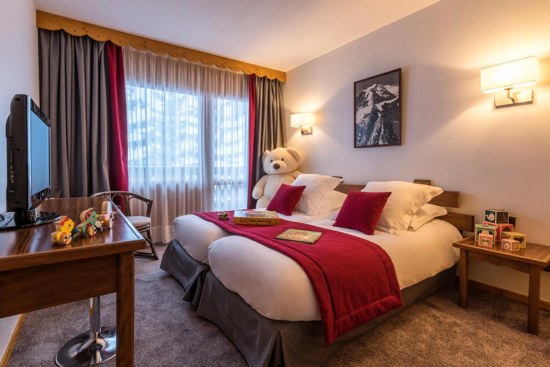 Chambre disponible pour un séminaire d'entreprise à Hotel Les Arolles - Méribel