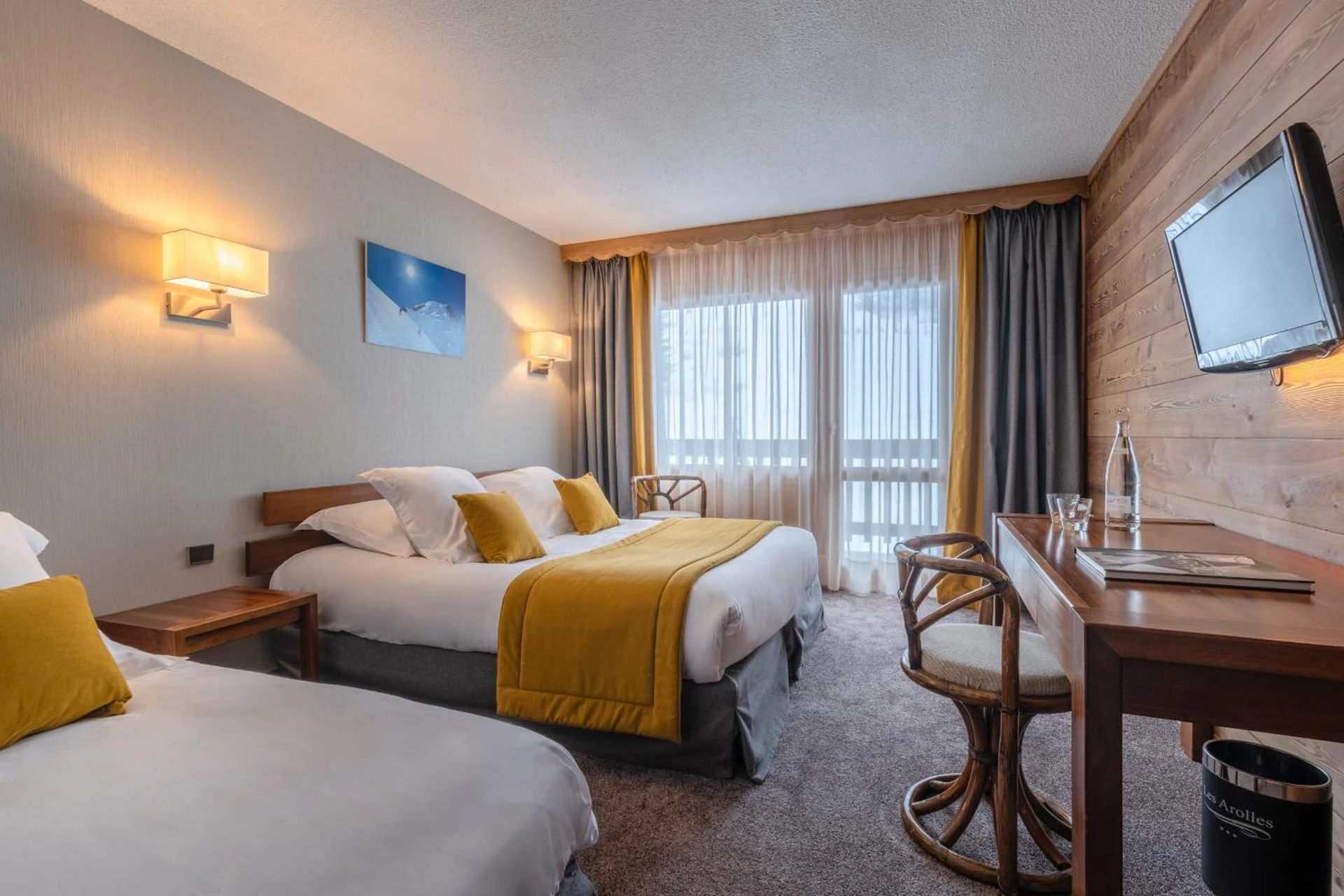 Chambre disponible pour un séminaire d'entreprise à Hotel Les Arolles - Méribel