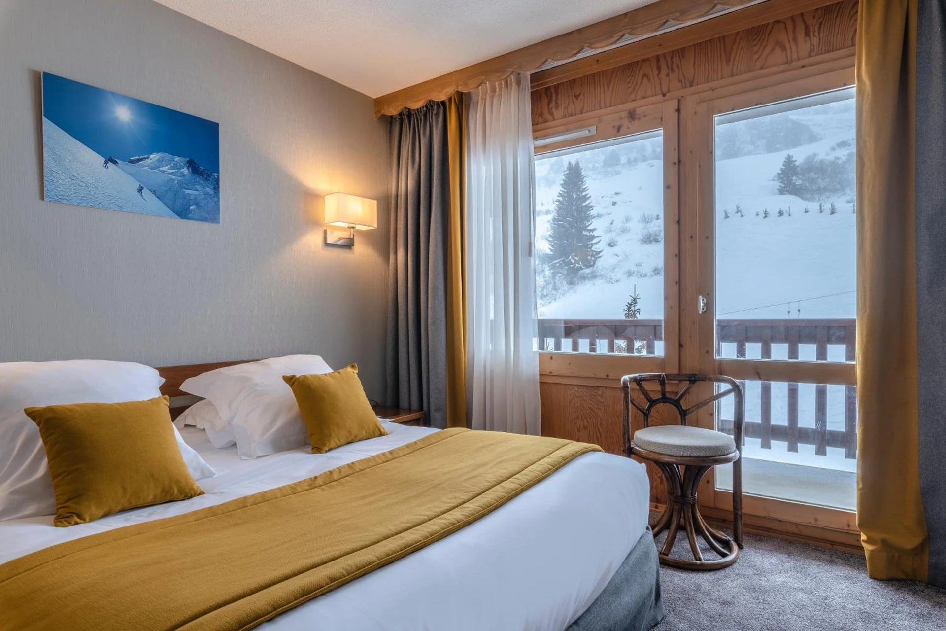 Magnifique chambre pour un séminaire d'entreprise à Hotel Les Arolles - Méribel