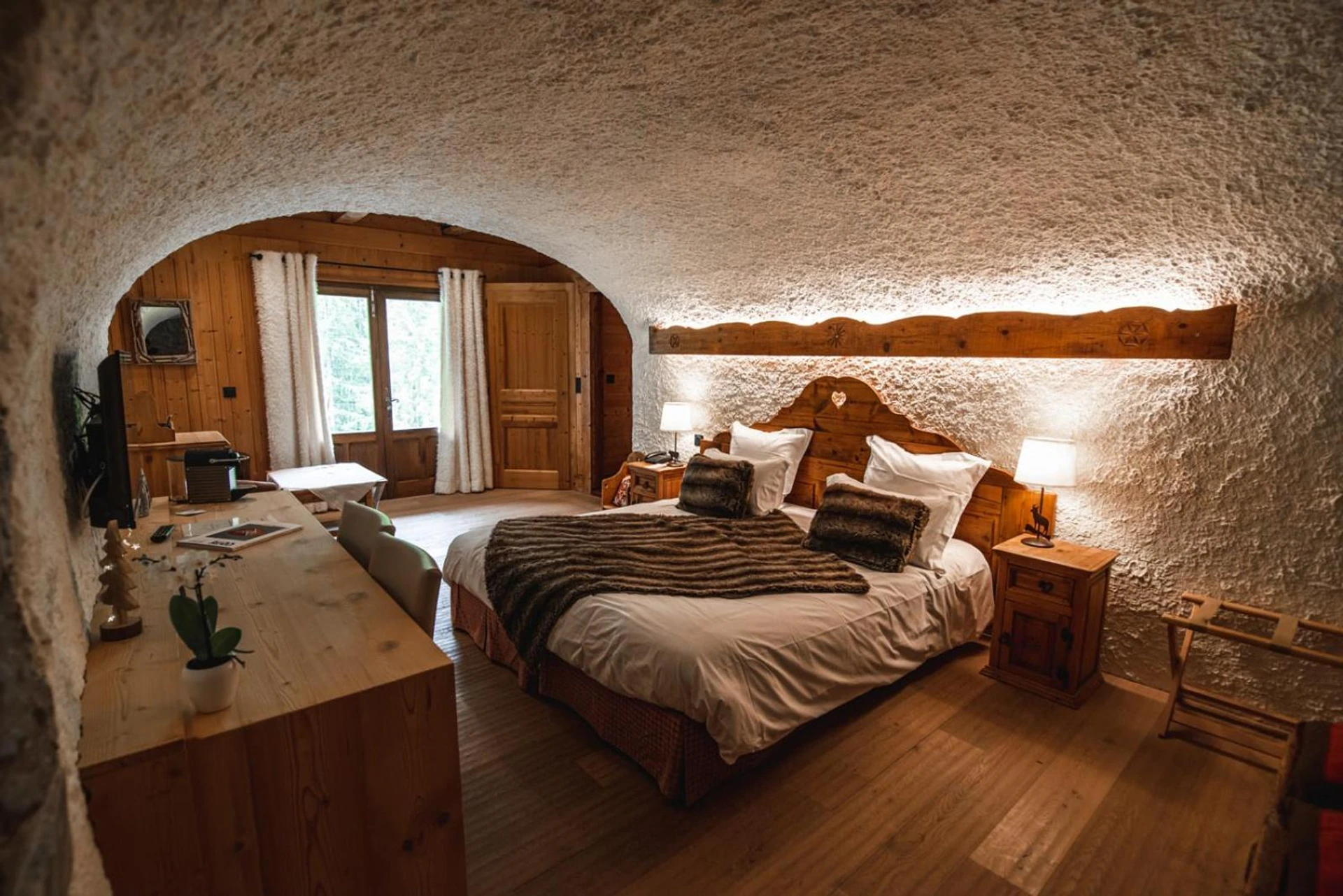 Chambre disponible pour un séminaire d'entreprise à Les Chalets de la Serraz - La Clusaz