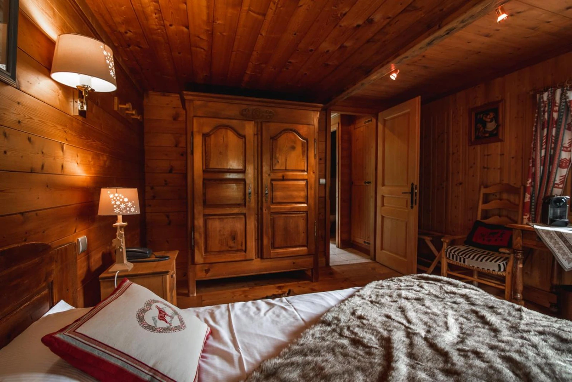 Chambre disponible pour un séminaire d'entreprise à Les Chalets de la Serraz - La Clusaz