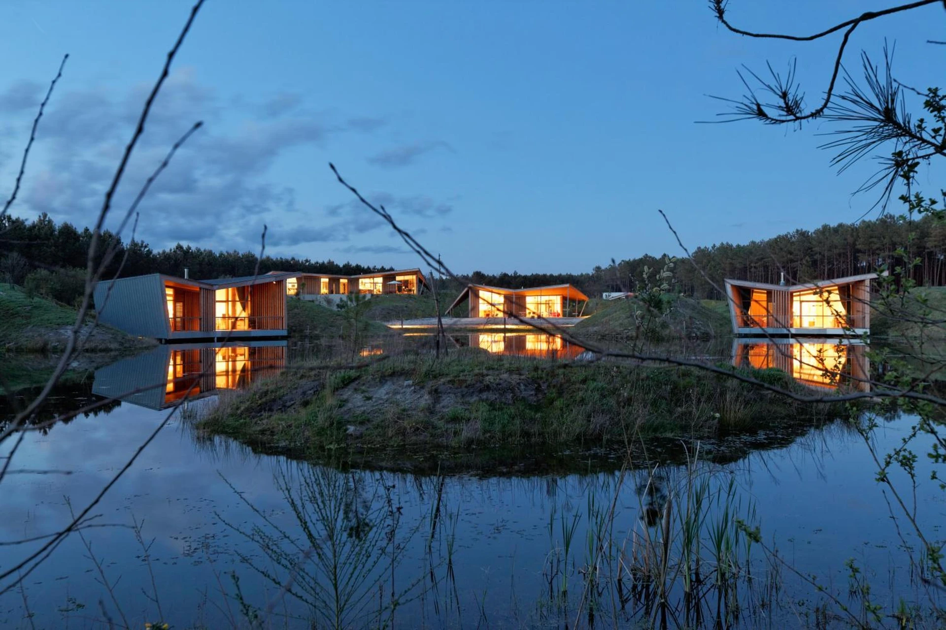 Magnifique chambre pour un séminaire d'entreprise à Les Échasses Golf & Surf Eco Lodge - Saubion
