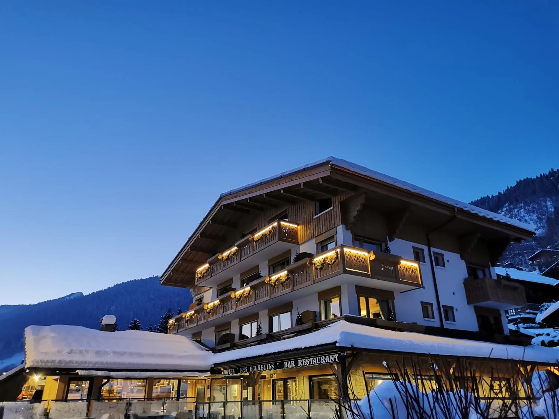 Salle de séminaire à Hôtel-Chalet Les Ecureuils Restaurant, Sauna & Spa Garage - Organiser un événement professionnel à Le Grand-Bornand