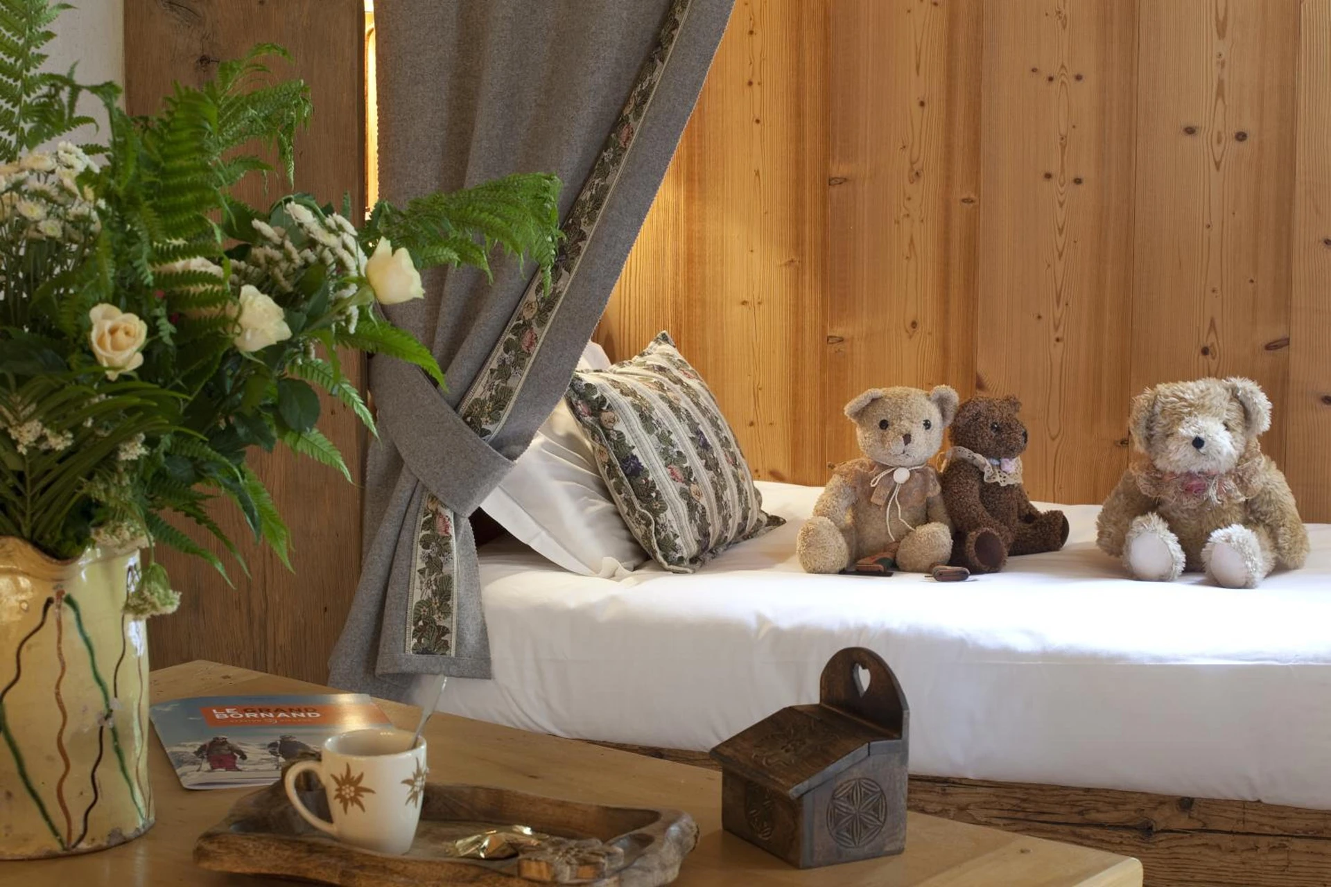 Magnifique chambre pour un séminaire d'entreprise à Chalet-Hôtel Les Fermes de Pierre & Anna - Le Grand-Bornand