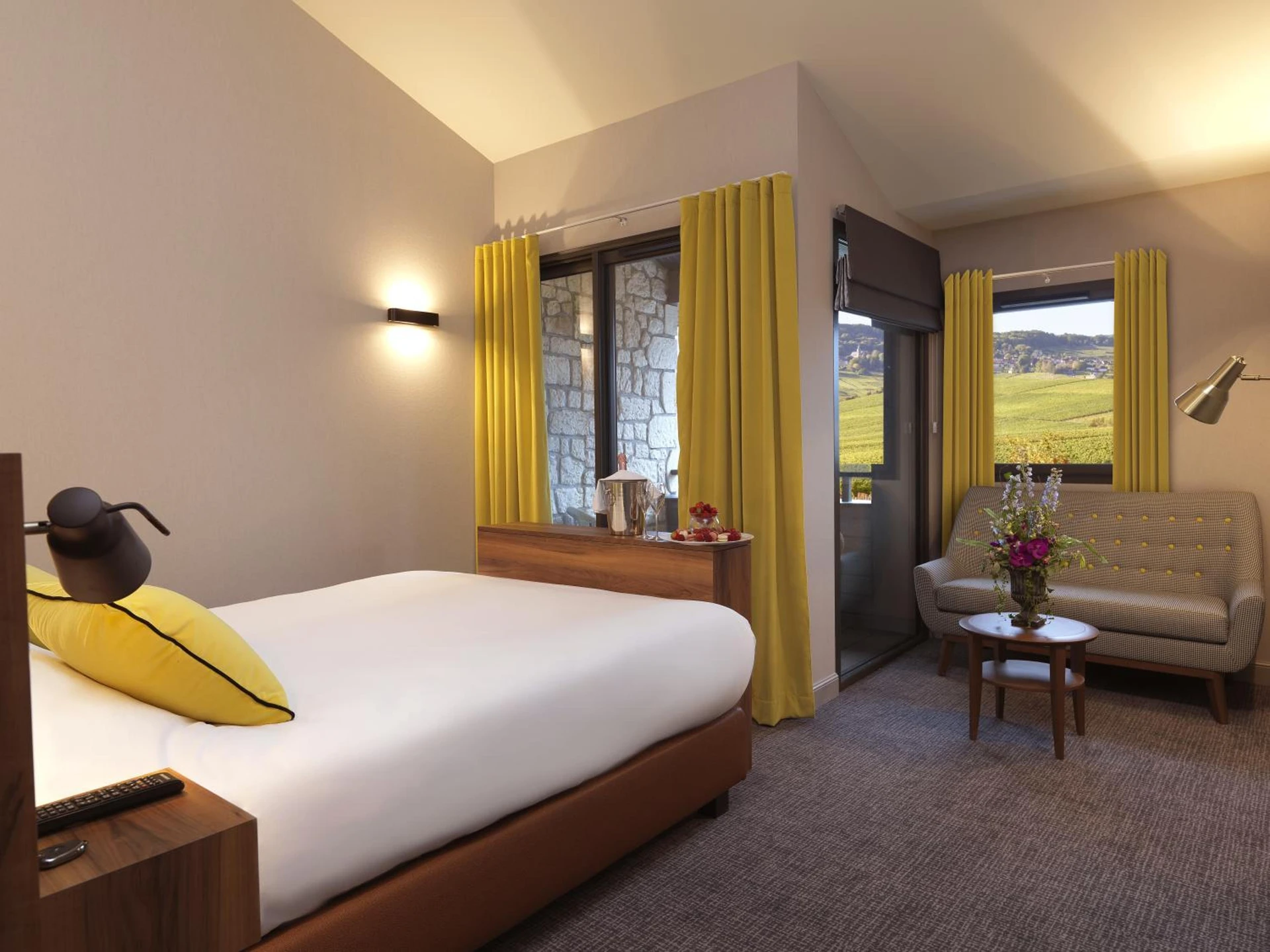 Chambre disponible pour un séminaire d'entreprise à Hôtel Restaurant Les Grains d'Argent Dizy - Epernay - Épernay