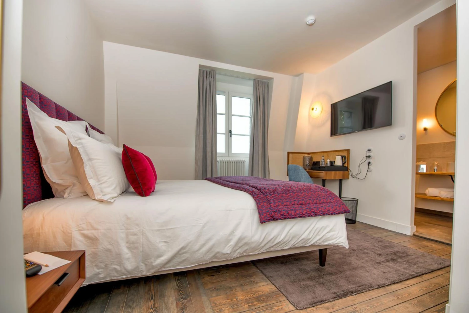 Chambre disponible pour un séminaire d'entreprise à Les Jardins de Coppélia - Pennedepie