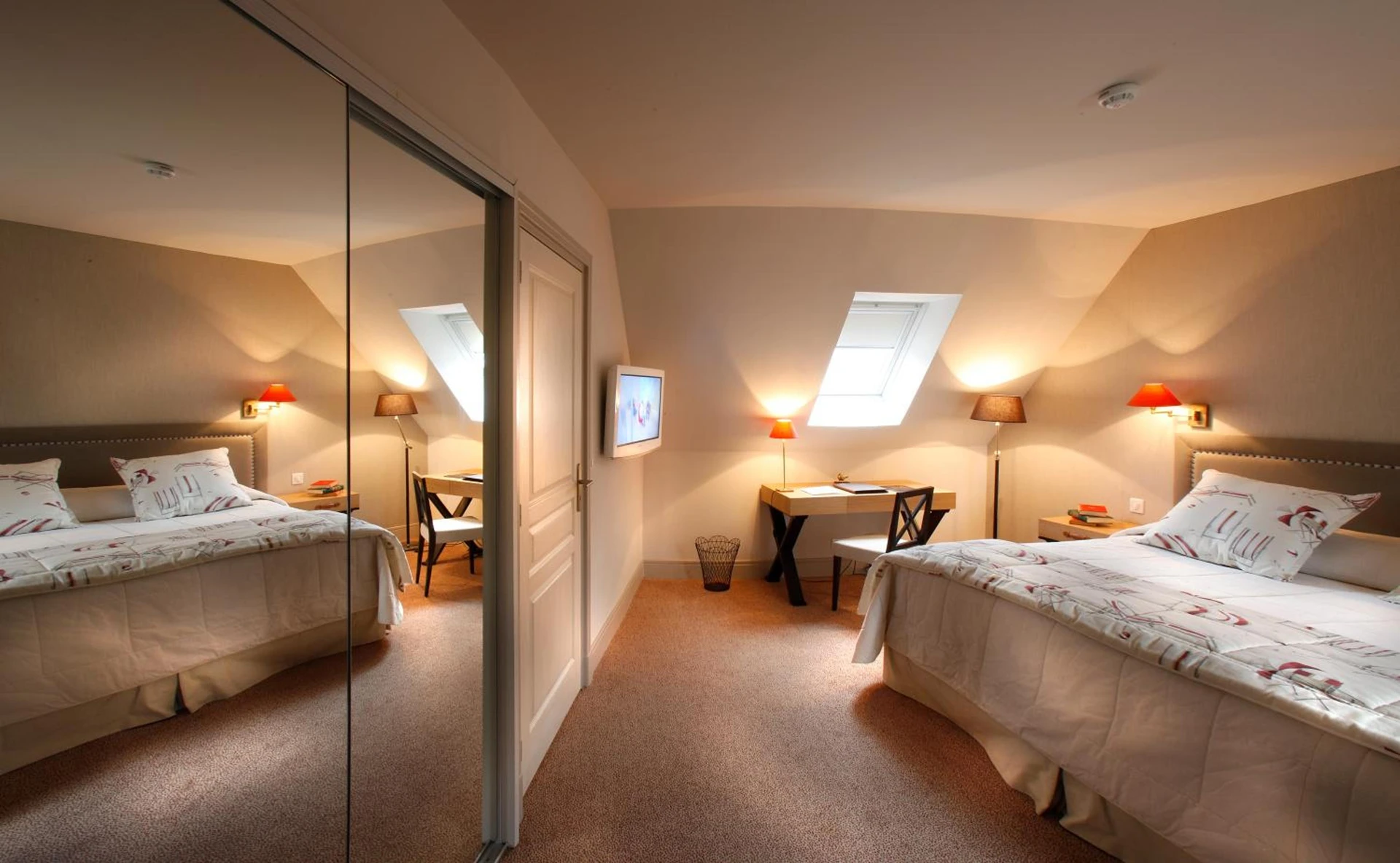 Chambre disponible pour un séminaire d'entreprise à Les Manoirs de Tourgéville - Deauville