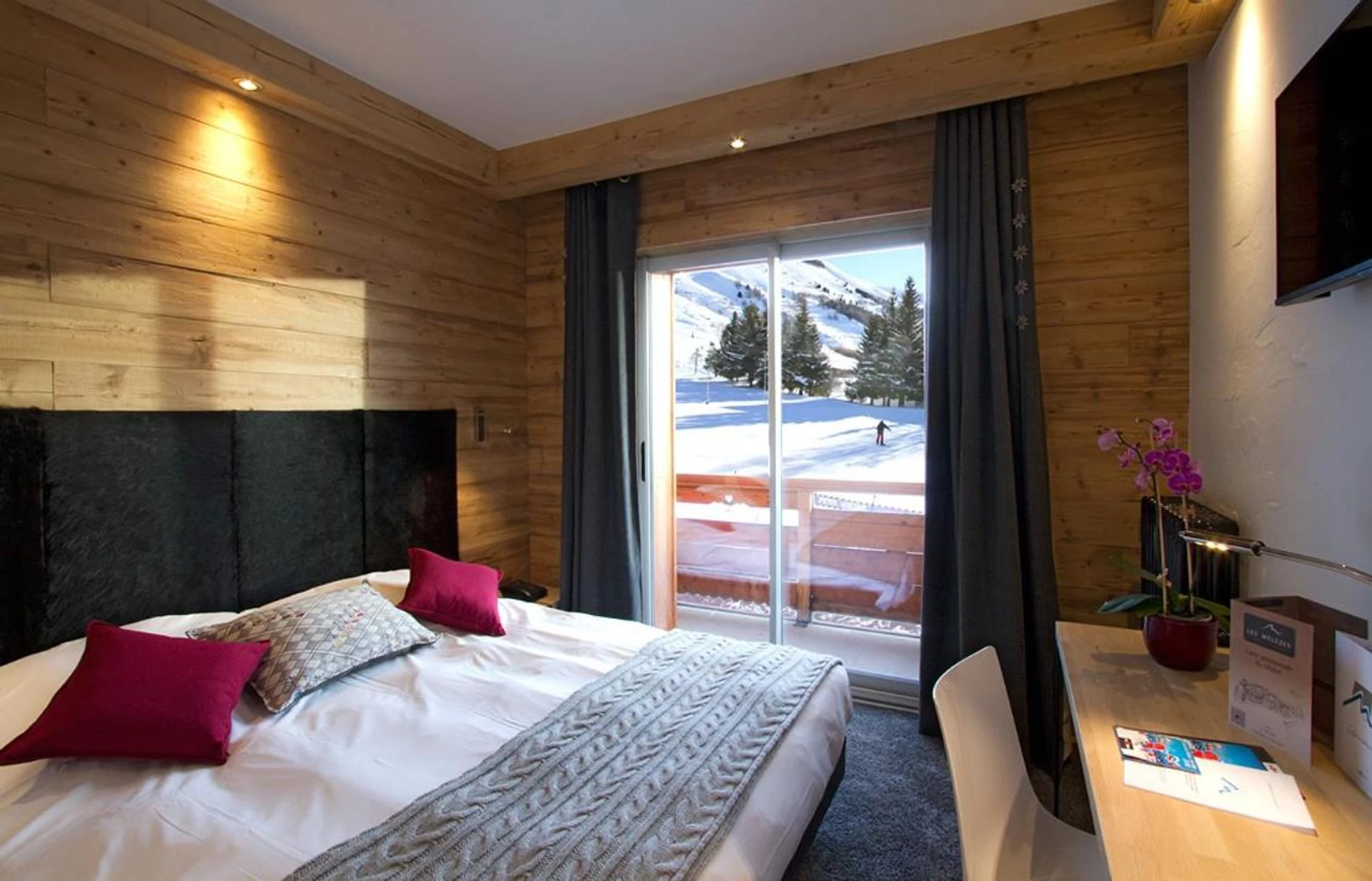 Chambre disponible pour un séminaire d'entreprise à Hotel Les Mélèzes - Les Deux Alpes