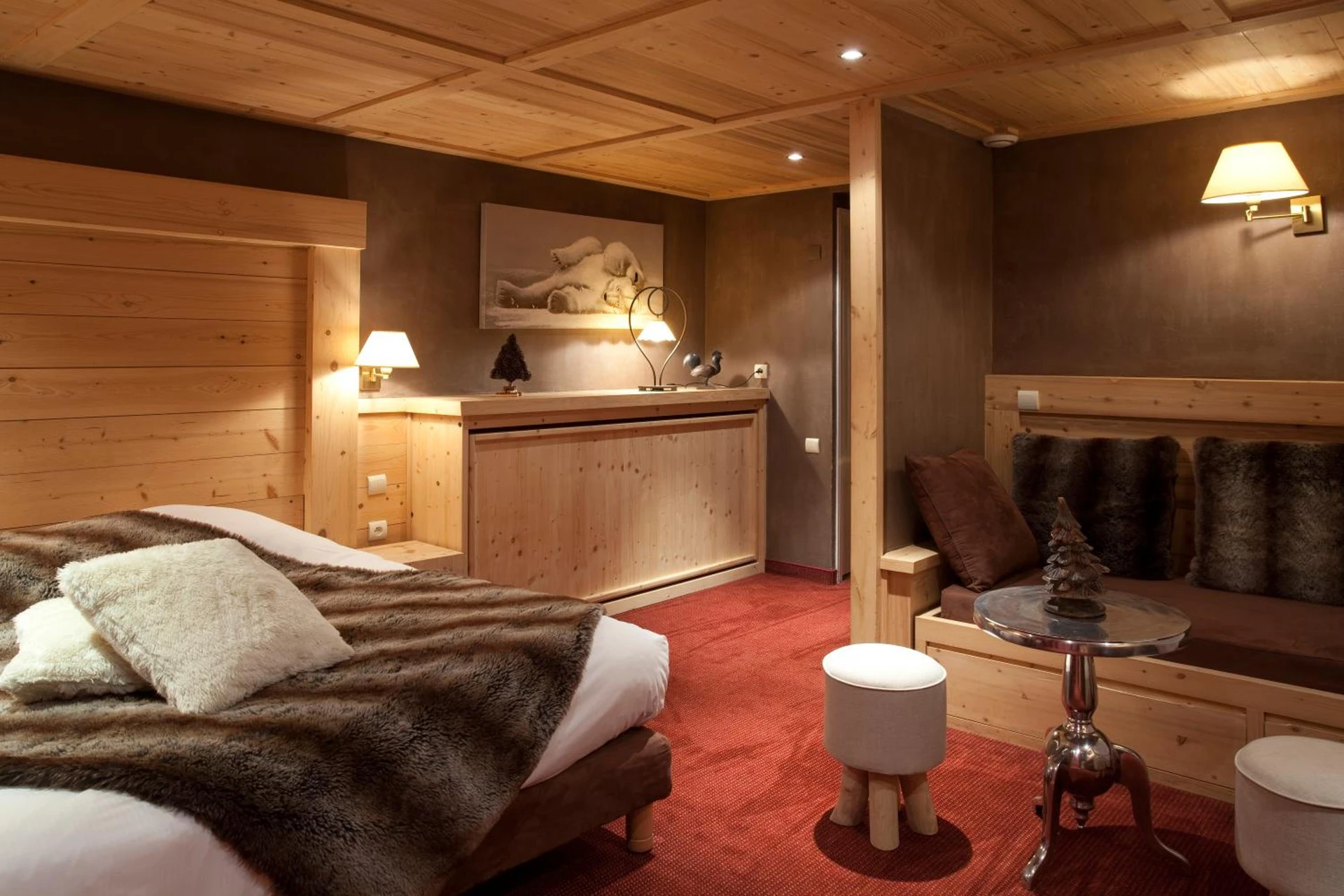 Magnifique chambre pour un séminaire d'entreprise à Hotel Les Mélèzes - Les Deux Alpes