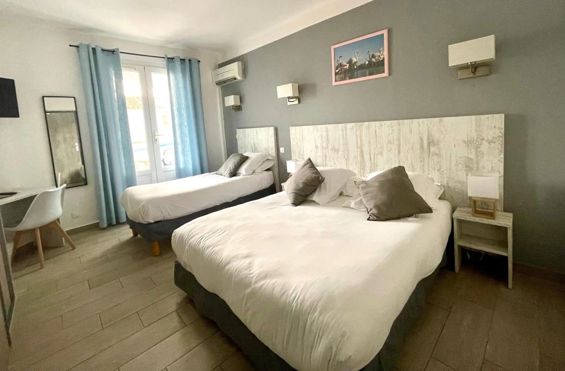 Chambre disponible pour un séminaire d'entreprise à Hotel Les Palmiers En Camargue - Les Saintes-Maries-de-la-Mer