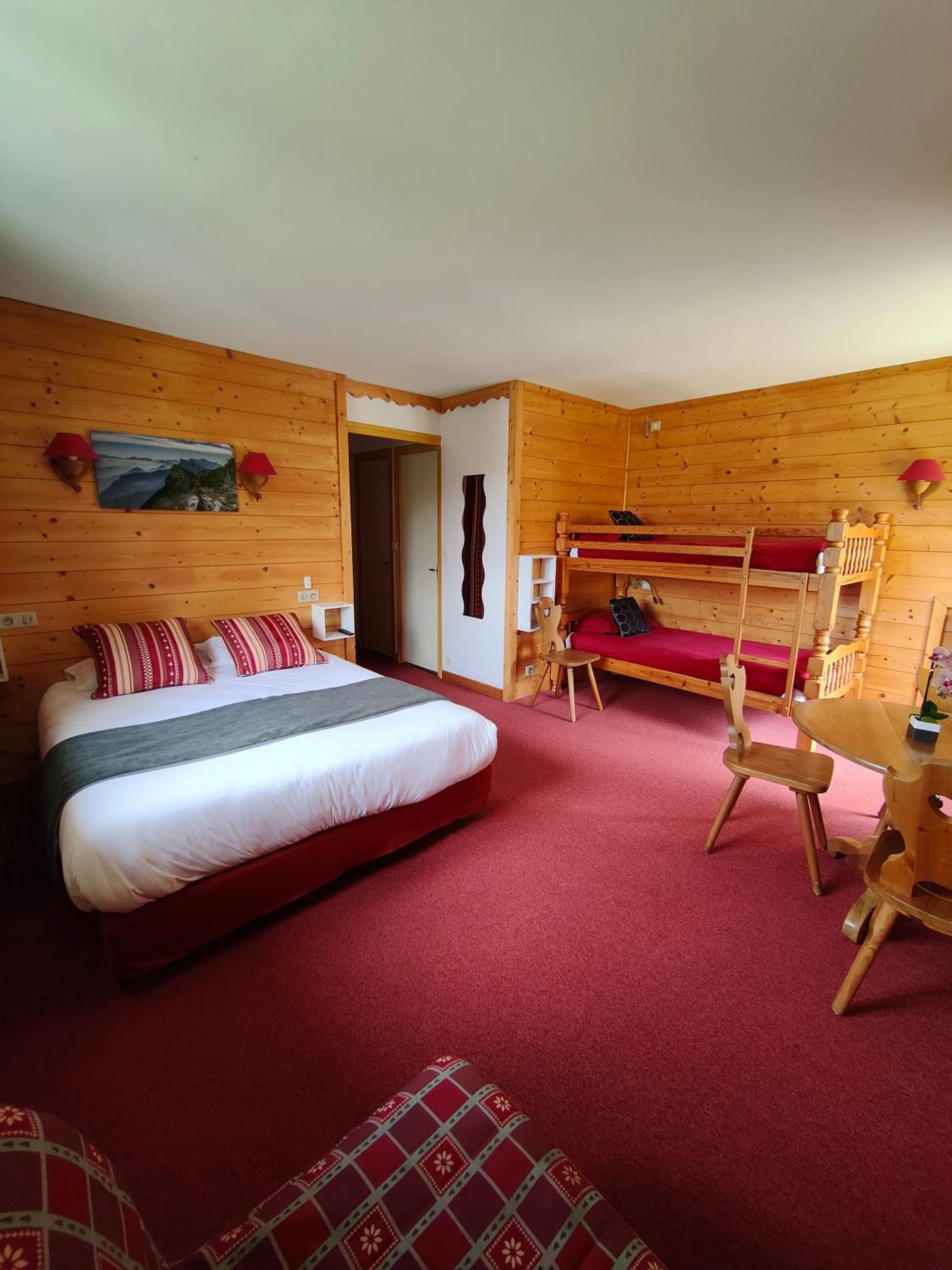 Chambre disponible pour un séminaire d'entreprise à Logis Hotel Les Playes - Villard-de-Lans