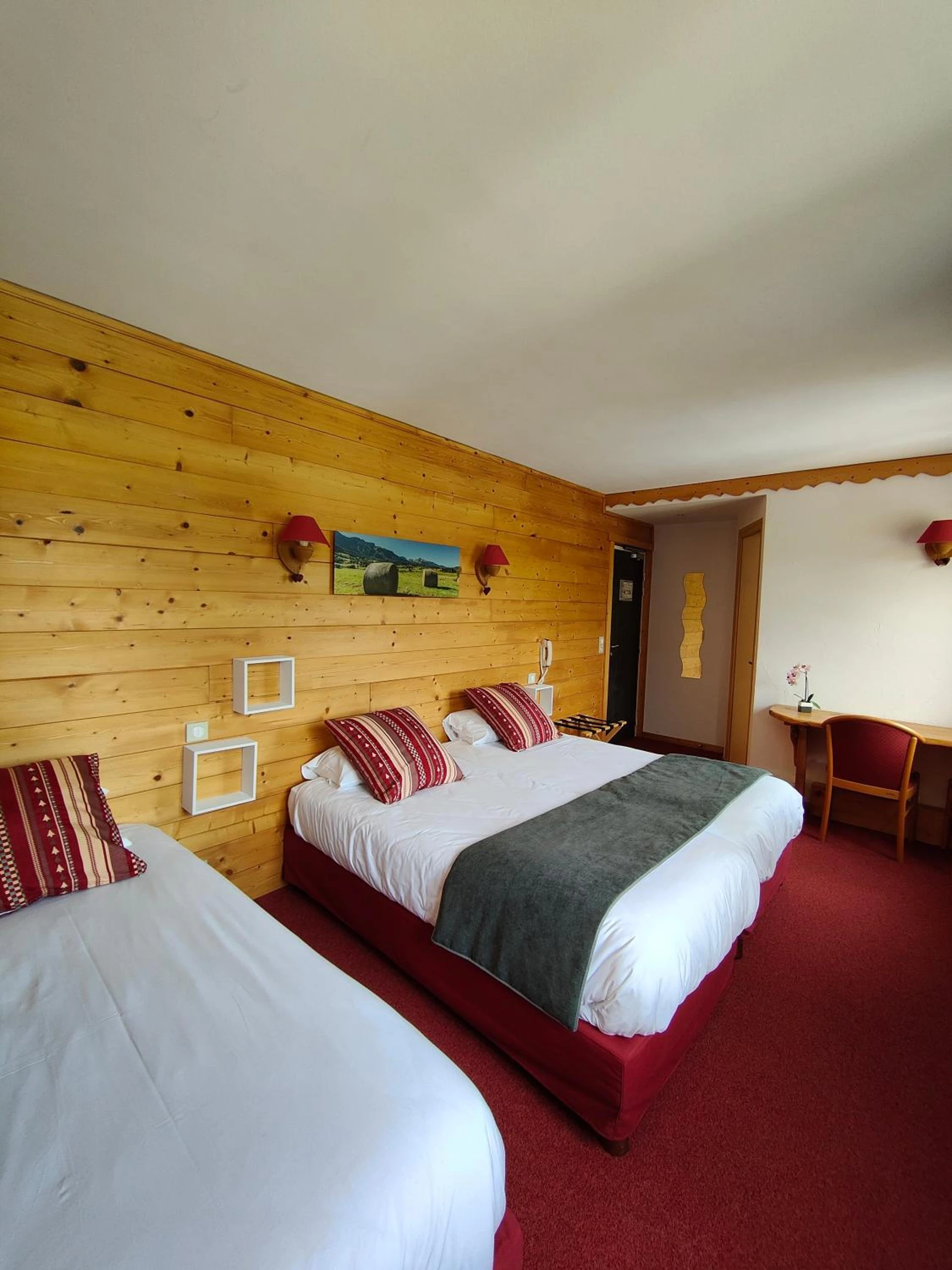 Chambre disponible pour un séminaire d'entreprise à Logis Hotel Les Playes - Villard-de-Lans