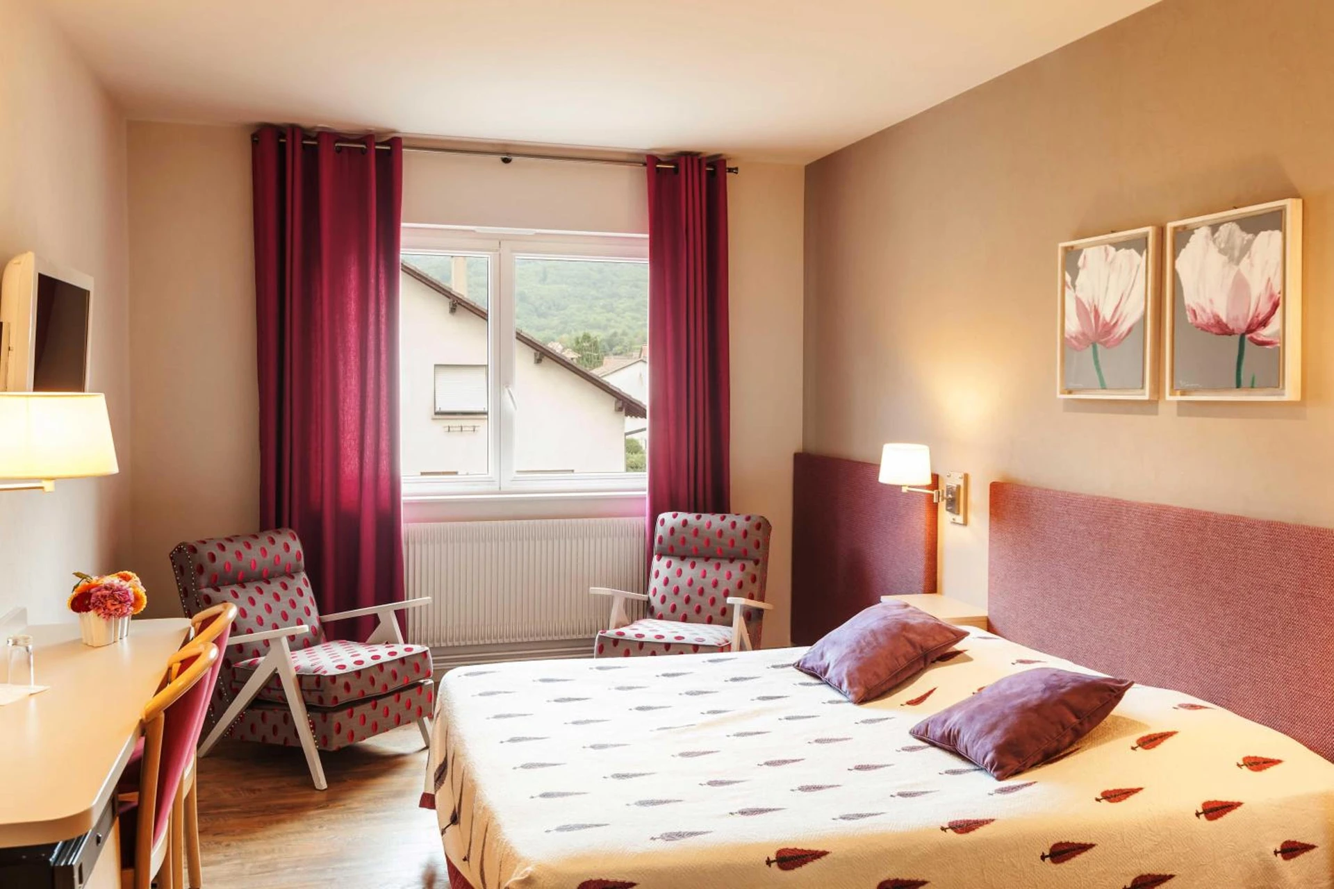 Chambre disponible pour un séminaire d'entreprise à Hotel Les Remparts - Kaysersberg
