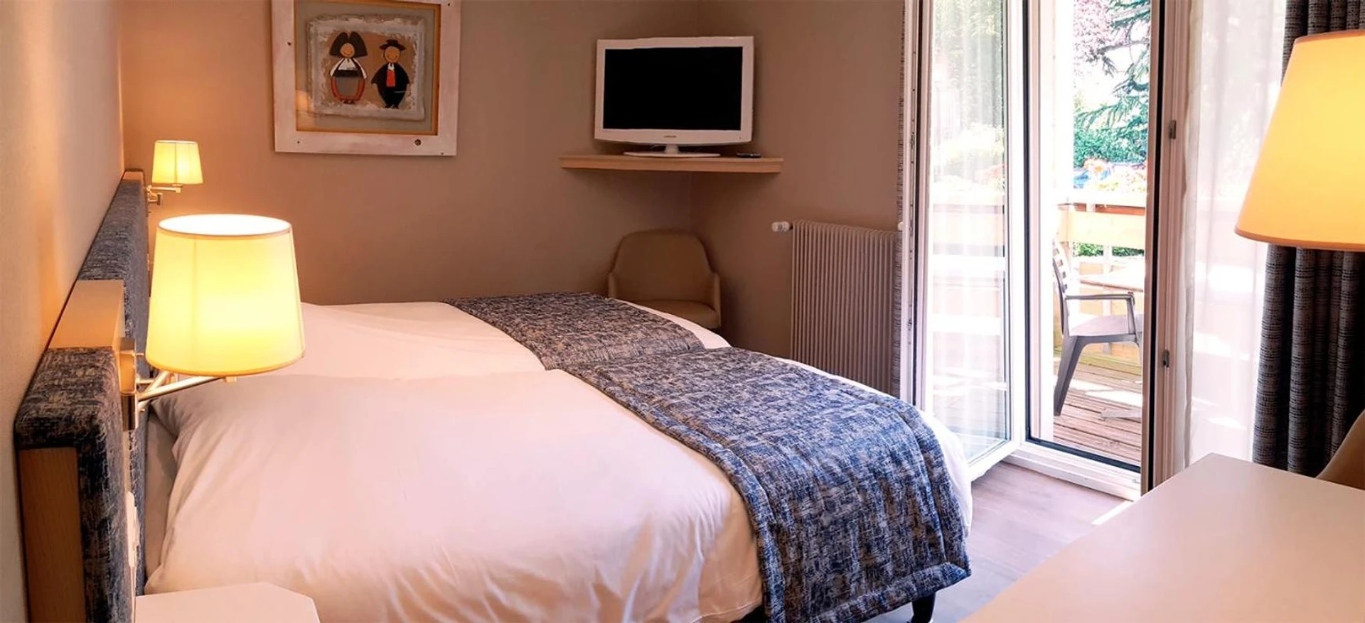 Chambre disponible pour un séminaire d'entreprise à Hotel Les Remparts - Kaysersberg