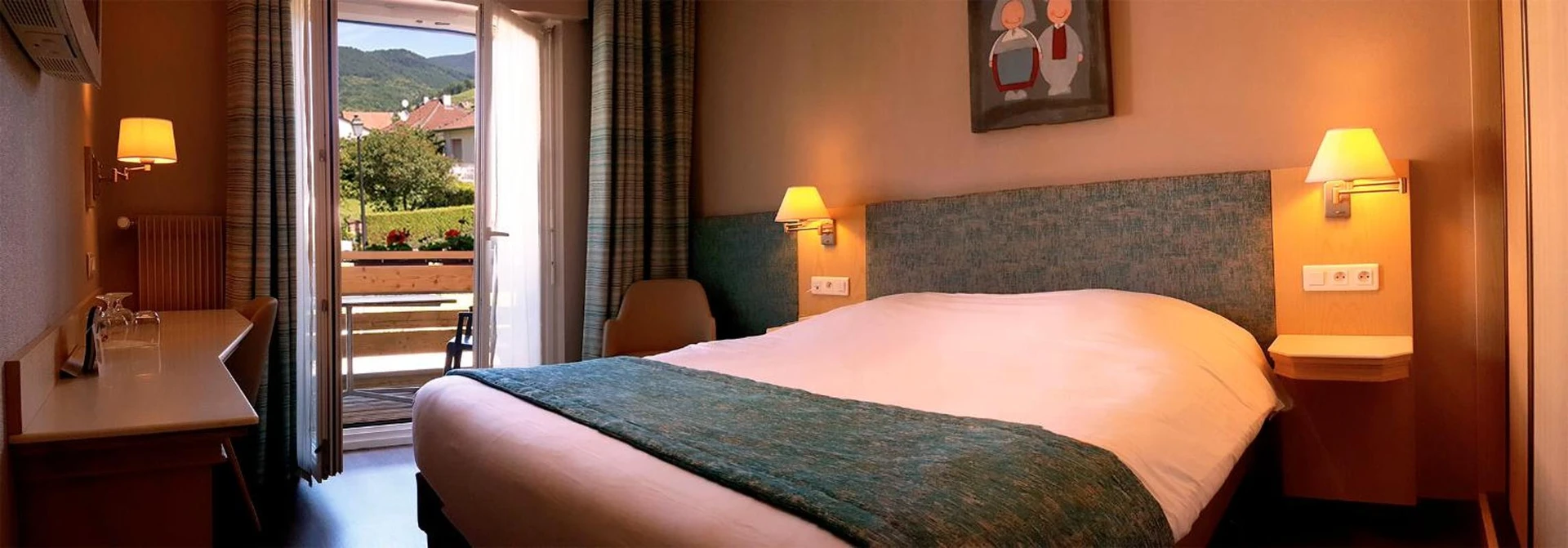 Chambre disponible pour un séminaire d'entreprise à Hotel Les Remparts - Kaysersberg