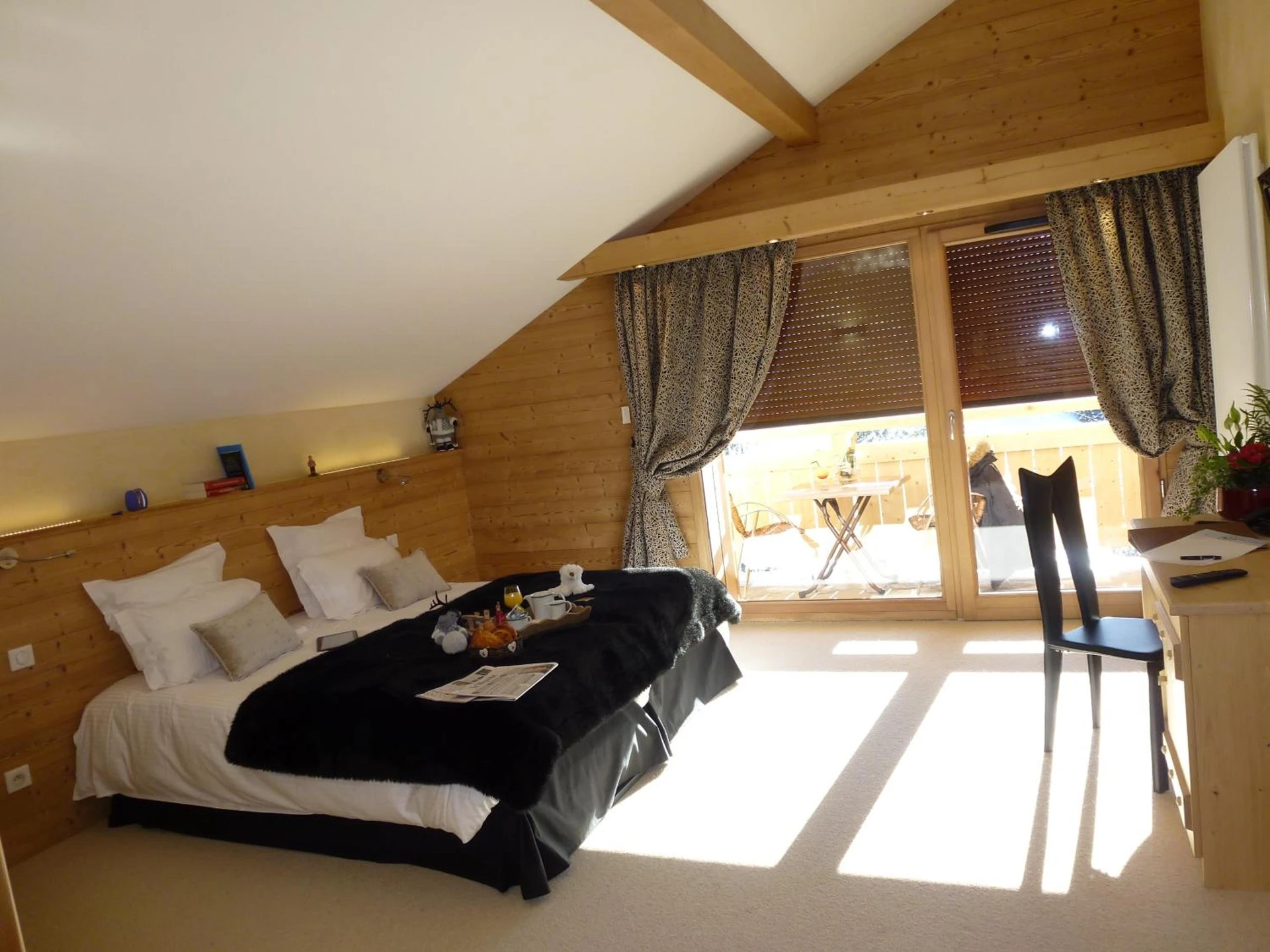 Chambre disponible pour un séminaire d'entreprise à Hôtel Restaurant "Les Sapins" Wellness & Gourmet - Manigod