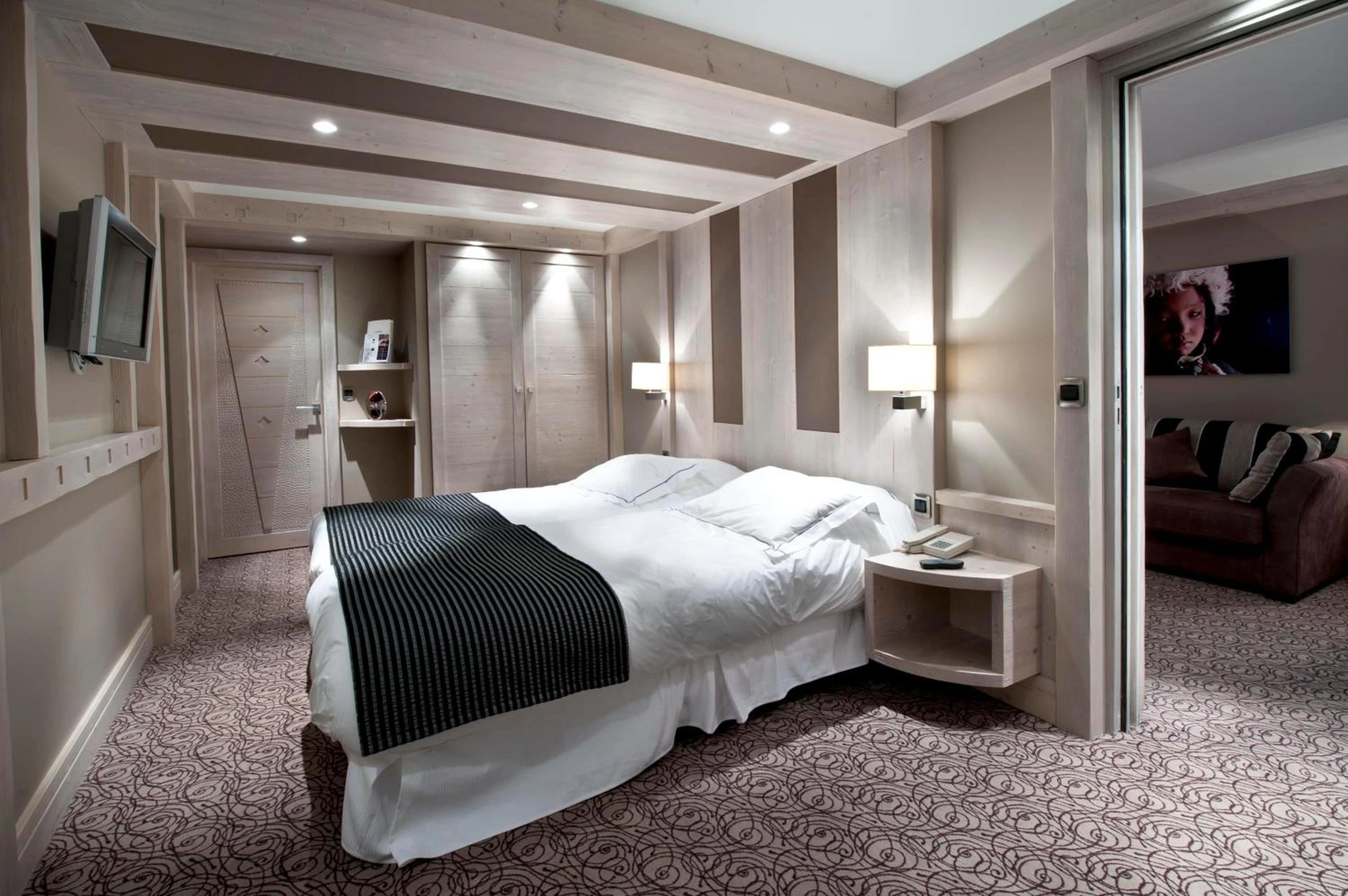 Chambre disponible pour un séminaire d'entreprise à Hôtel Les Sherpas - Courchevel