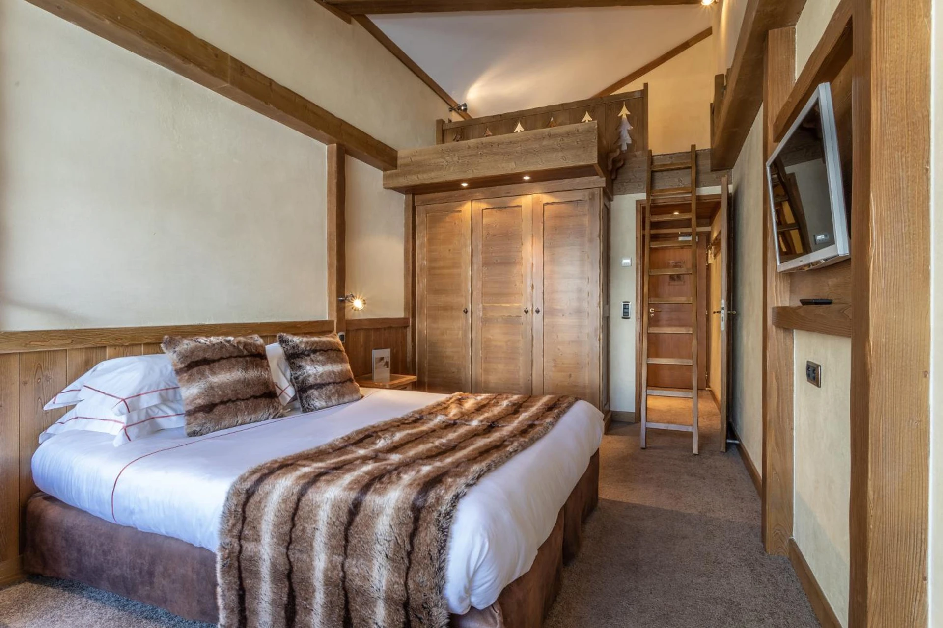 Chambre disponible pour un séminaire d'entreprise à Hôtel Les Sherpas - Courchevel