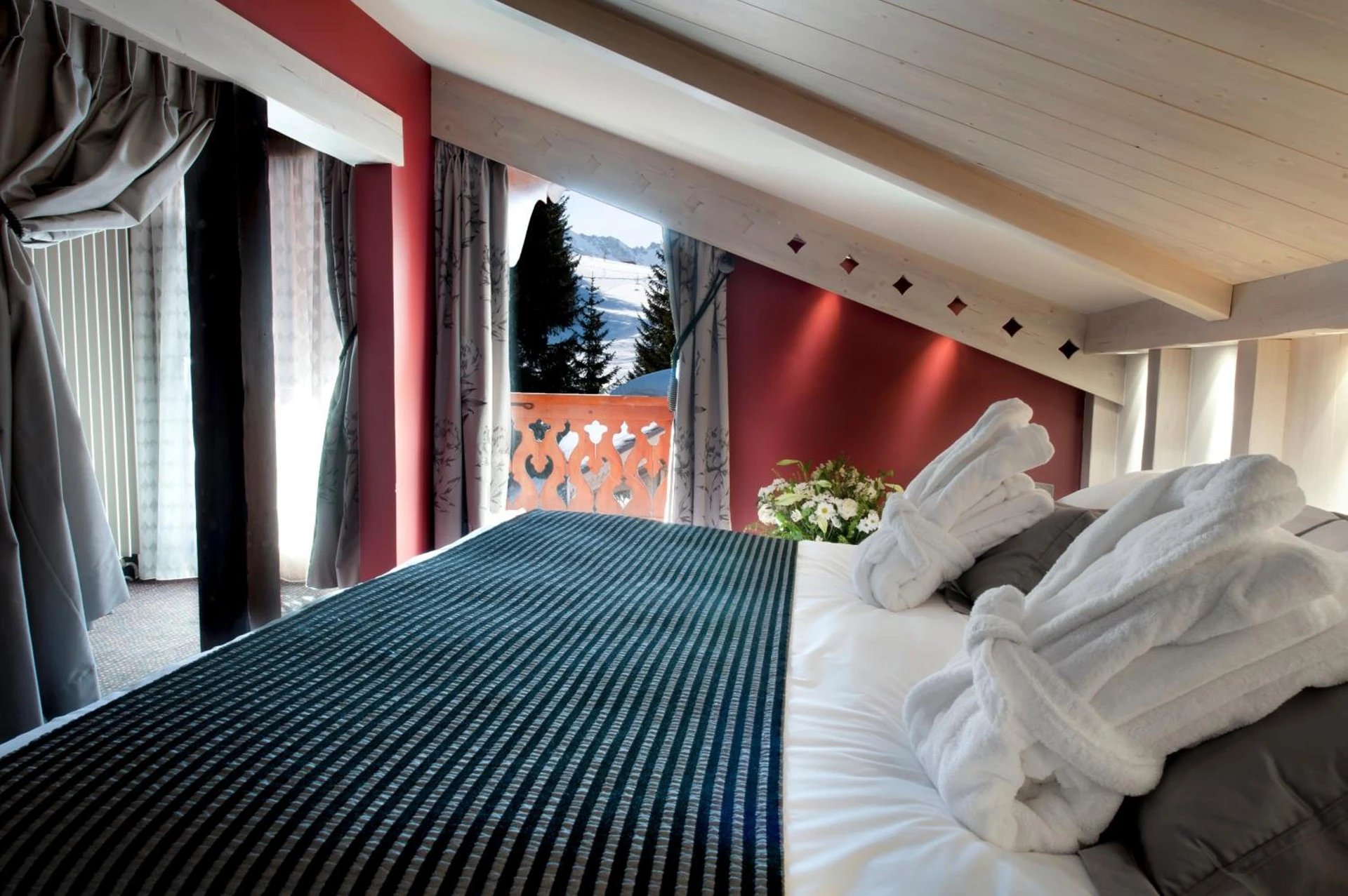 Magnifique chambre pour un séminaire d'entreprise à Hôtel Les Sherpas - Courchevel