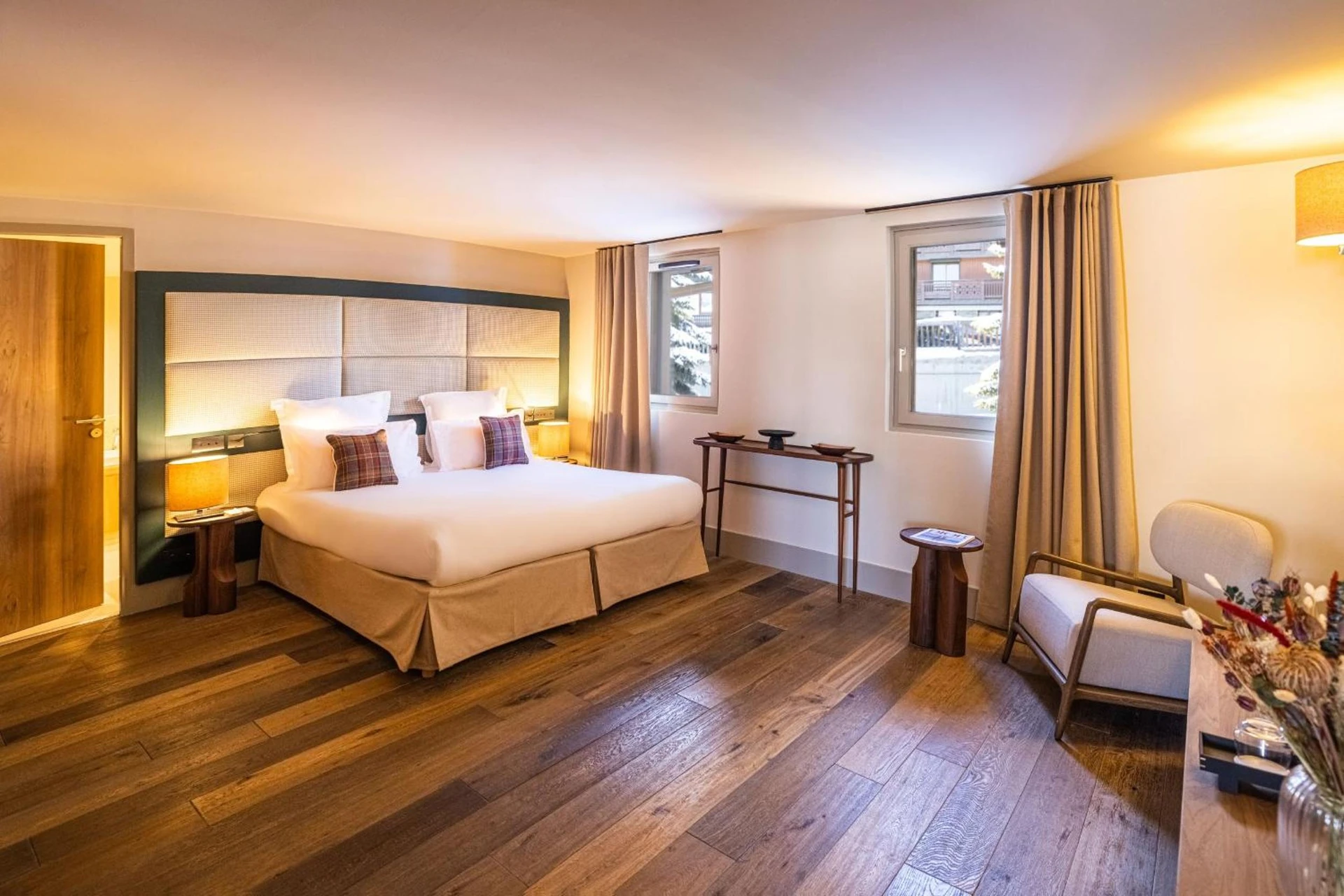 Chambre disponible pour un séminaire d'entreprise à Les Suites de la Potinière - Courchevel