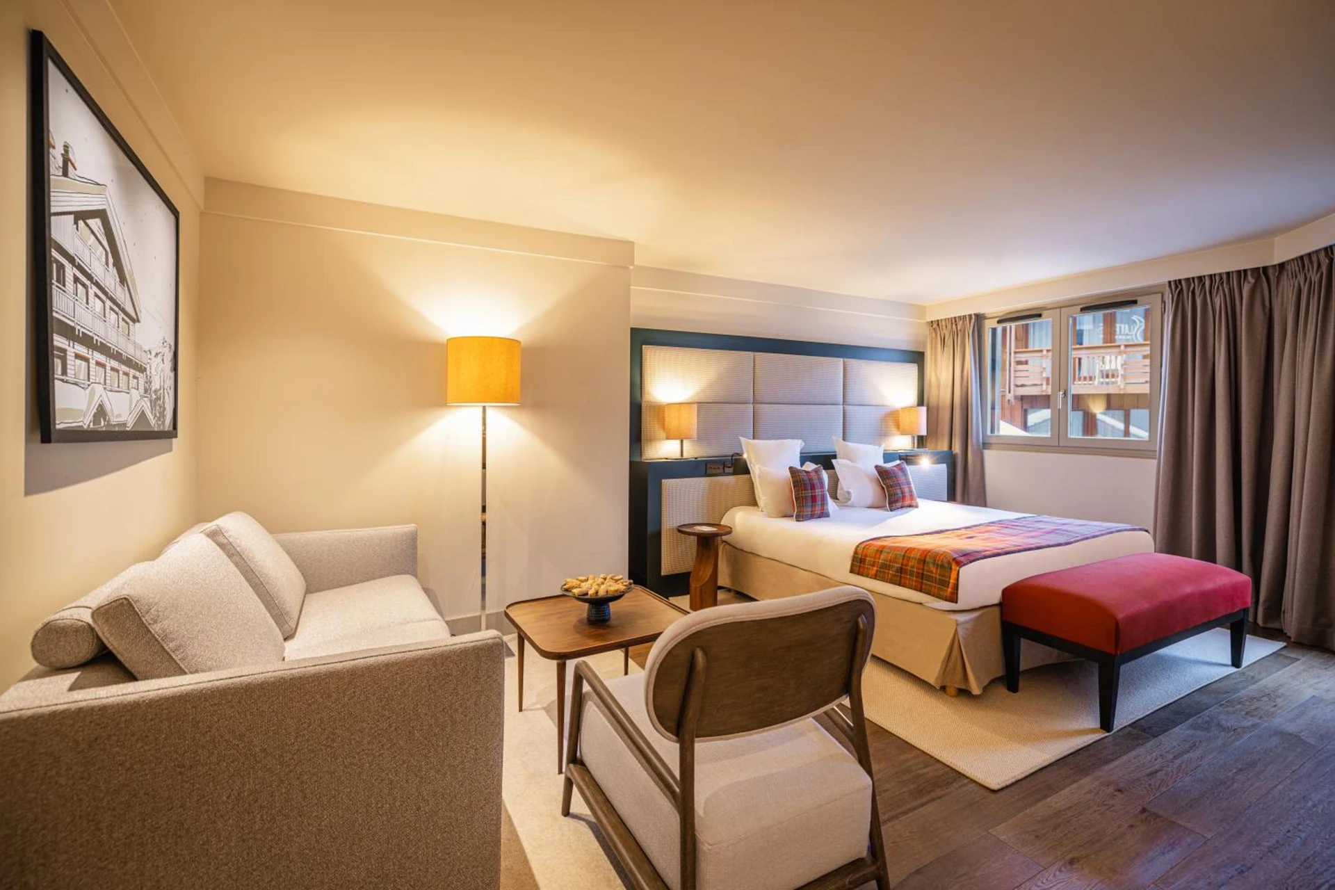 Magnifique chambre pour un séminaire d'entreprise à Les Suites de la Potinière - Courchevel