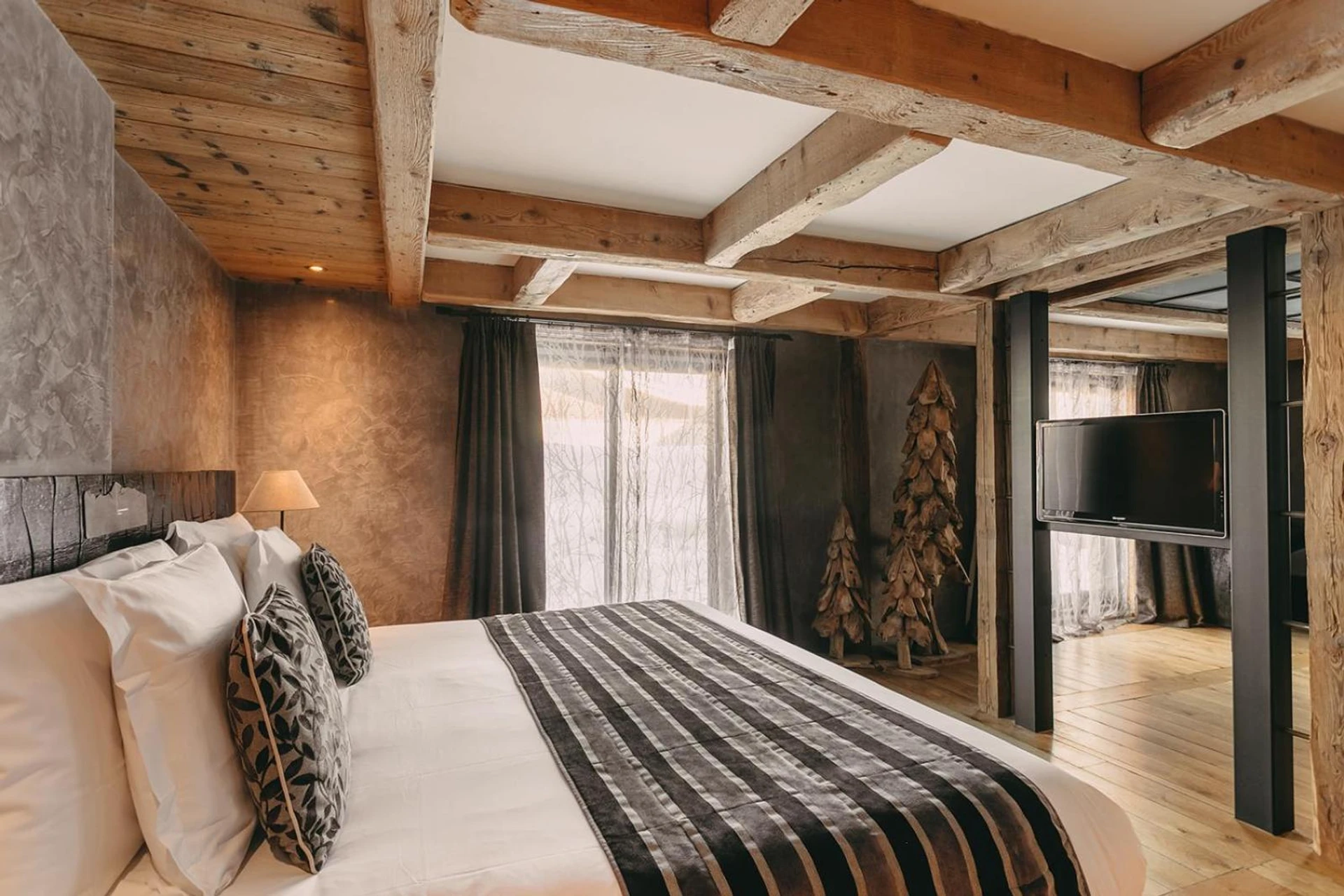 Magnifique chambre pour un séminaire d'entreprise à Les Suites – Maison Bouvier - Tignes