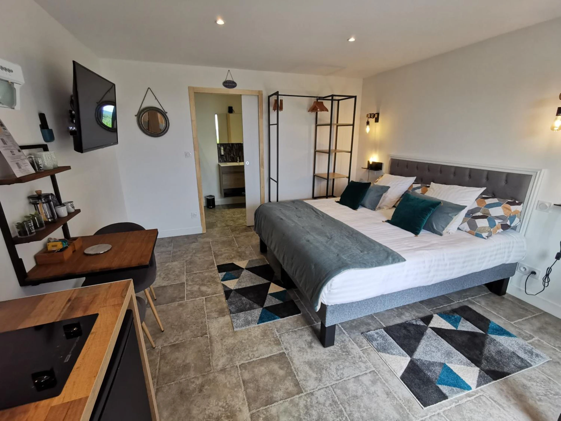 Chambre disponible pour un séminaire d'entreprise à Les Terrasses de Saumur - Hôtel & Appartements - Restaurant & Spa (Logis) - Saumur
