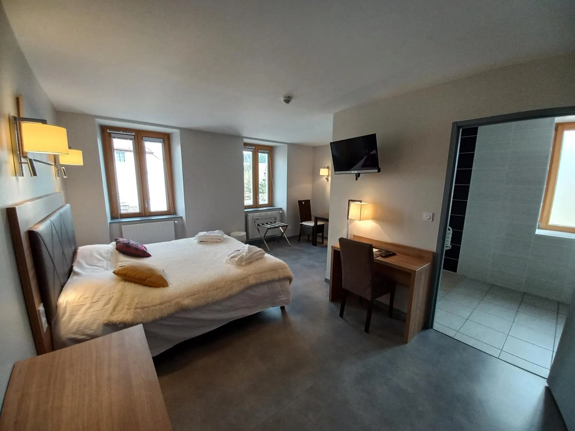 Magnifique chambre pour un séminaire d'entreprise à SARL DU PARC Hôtel Les Tremplins - La Chaux Neuve